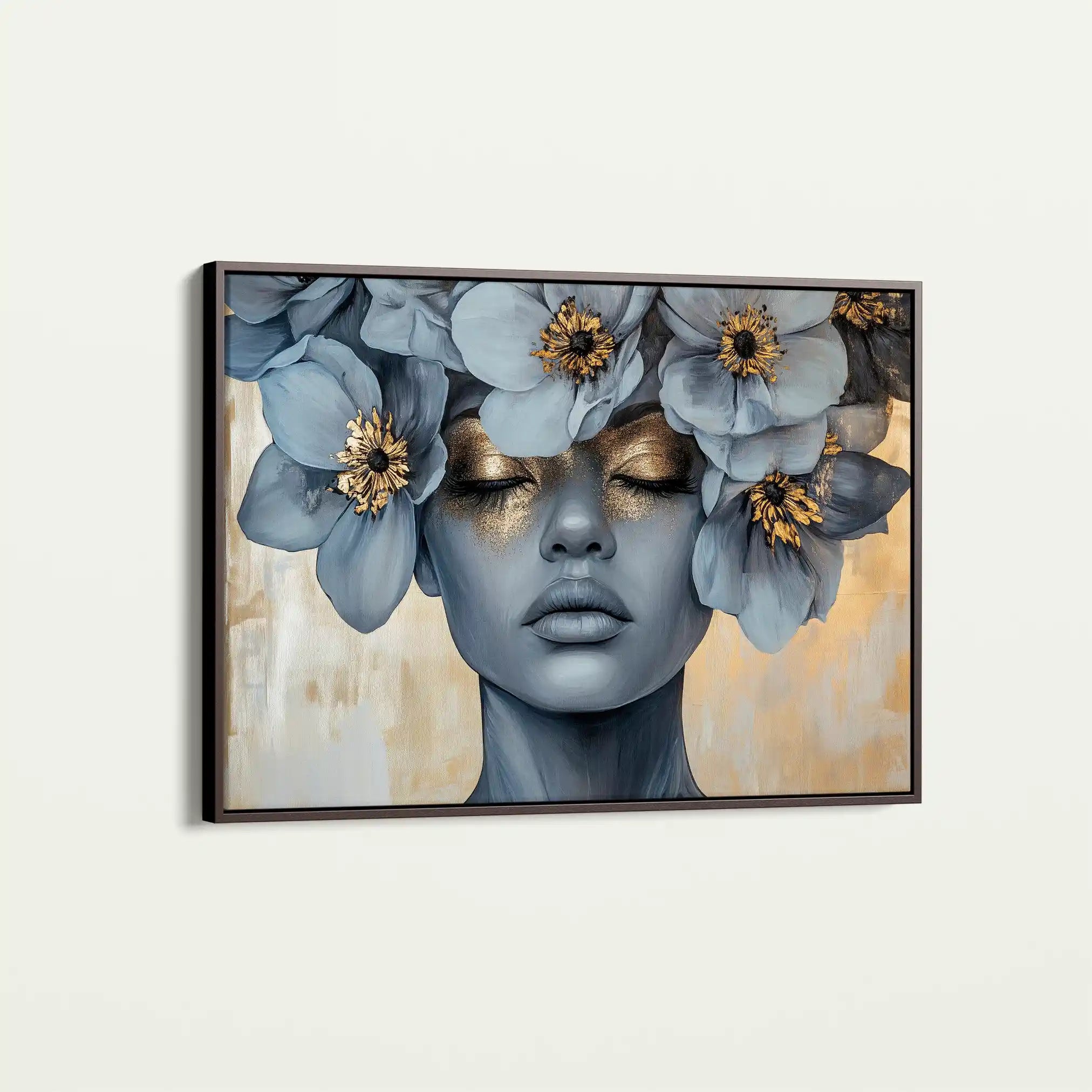 Portrait 218 Canvas Art 90 x 60 cm / Stretched on hidden frame