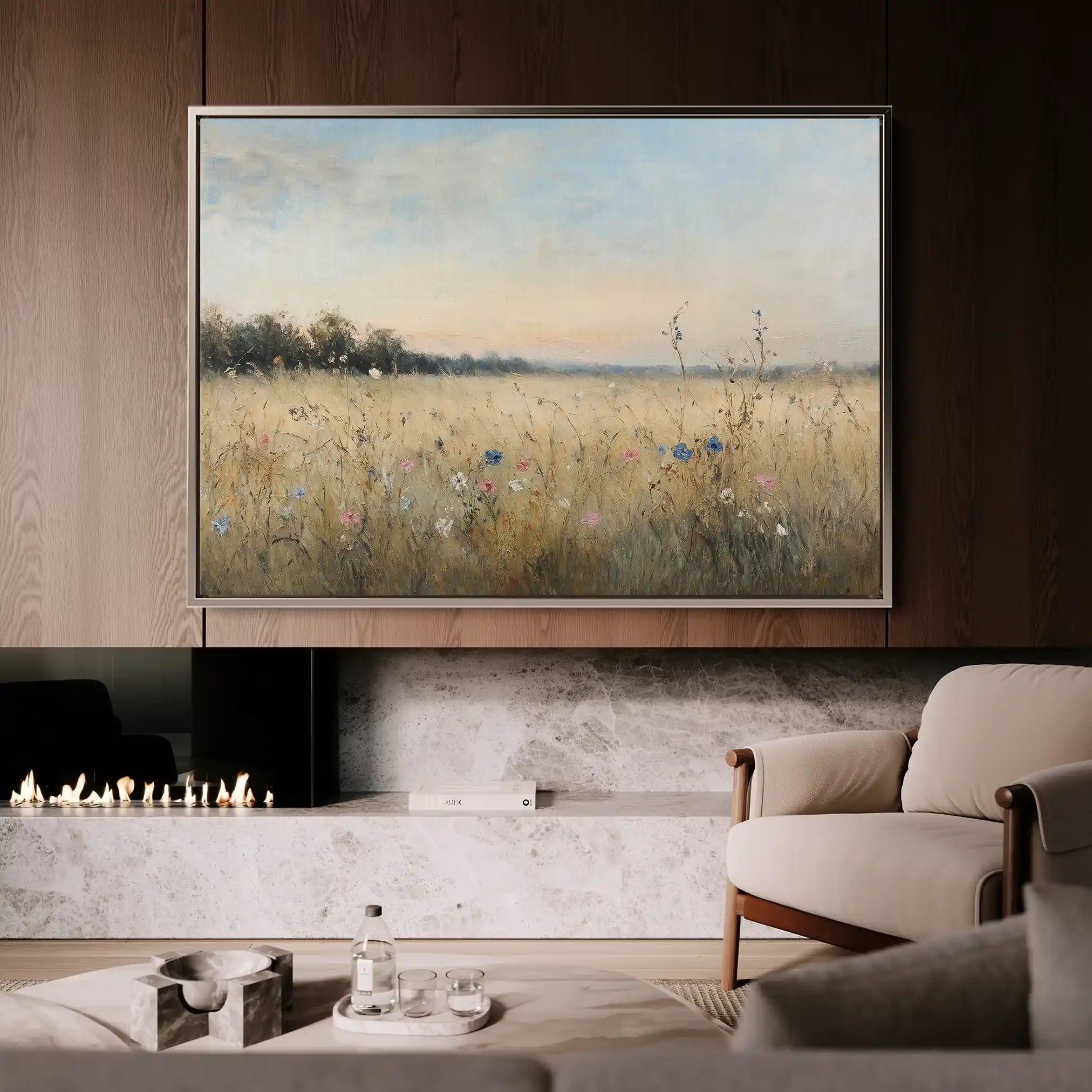 Abstract 2182 Canvas Art 60 x 40 cm / Stretched on hidden frame