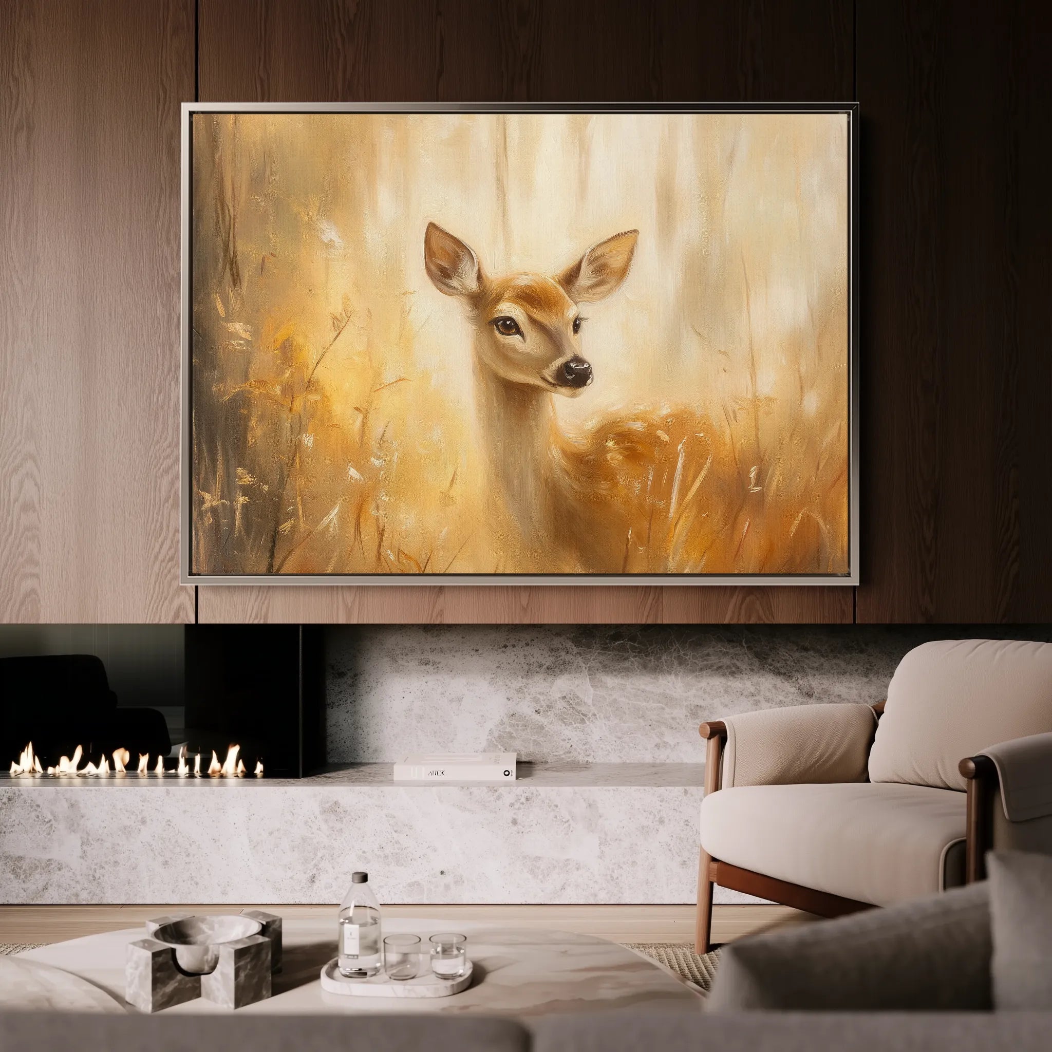 Animals Canvas Wall Art WAD219-AN 90 x 60 cm / Stretched on hidden frame