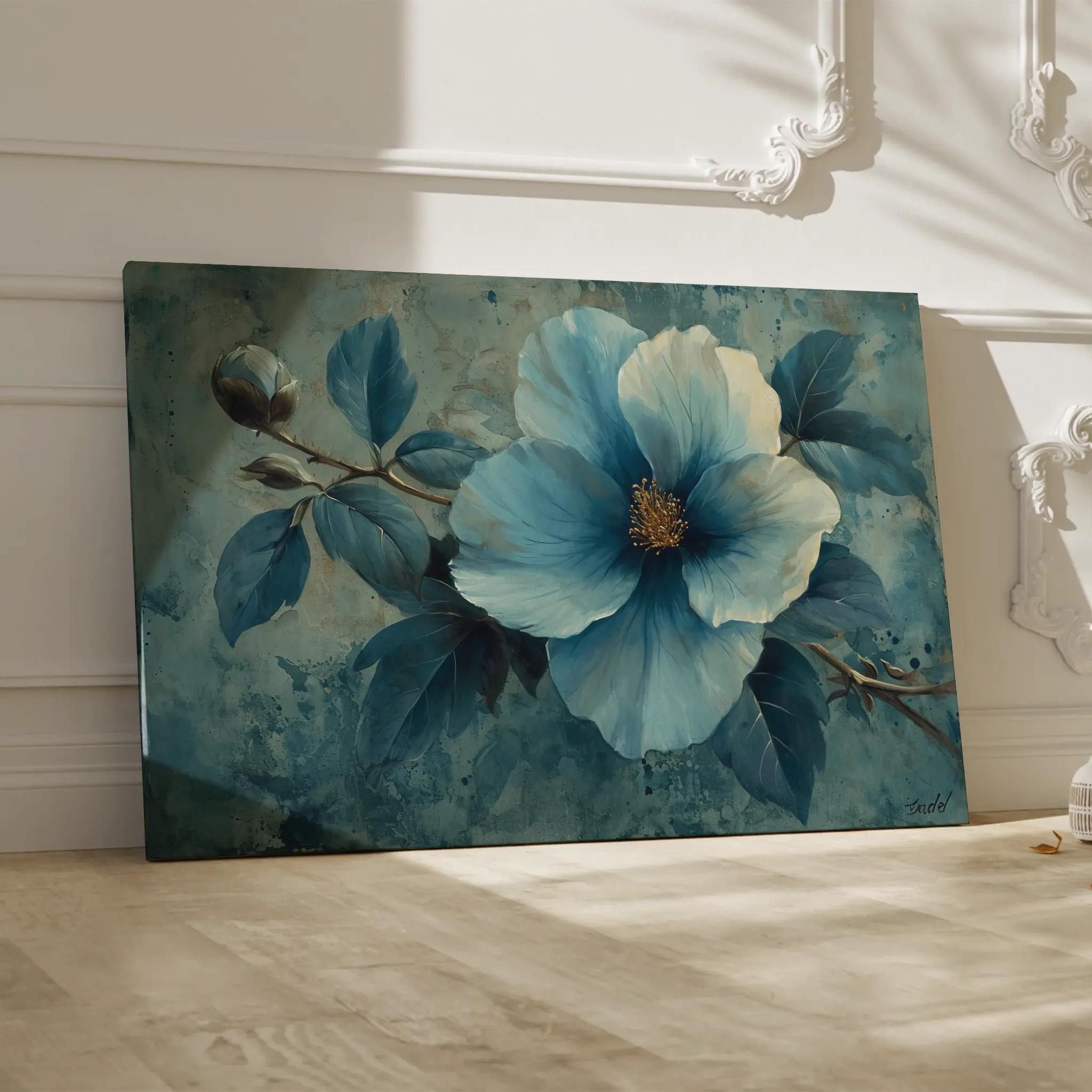 Floral Canvas Wall Art WAD219-F 90 x 60 cm / Stretched on hidden frame