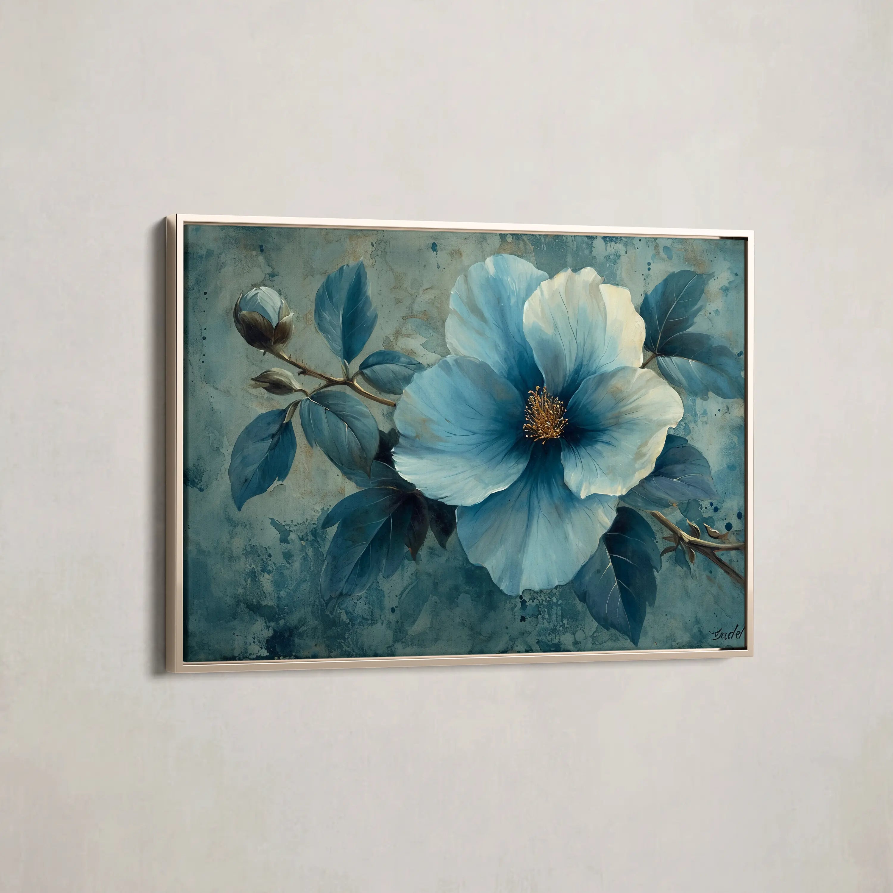 Floral Canvas Wall Art WAD219-F 90 x 60 cm / Stretched on hidden frame