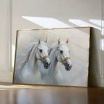 Horses 219 Canvas Art 90 x 60 cm / Stretched on hidden frame