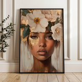 Portrait 219 Canvas Art 90 x 60 cm / Stretched on hidden frame