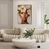 Portrait 219 Canvas Art 90 x 60 cm / Stretched on hidden frame