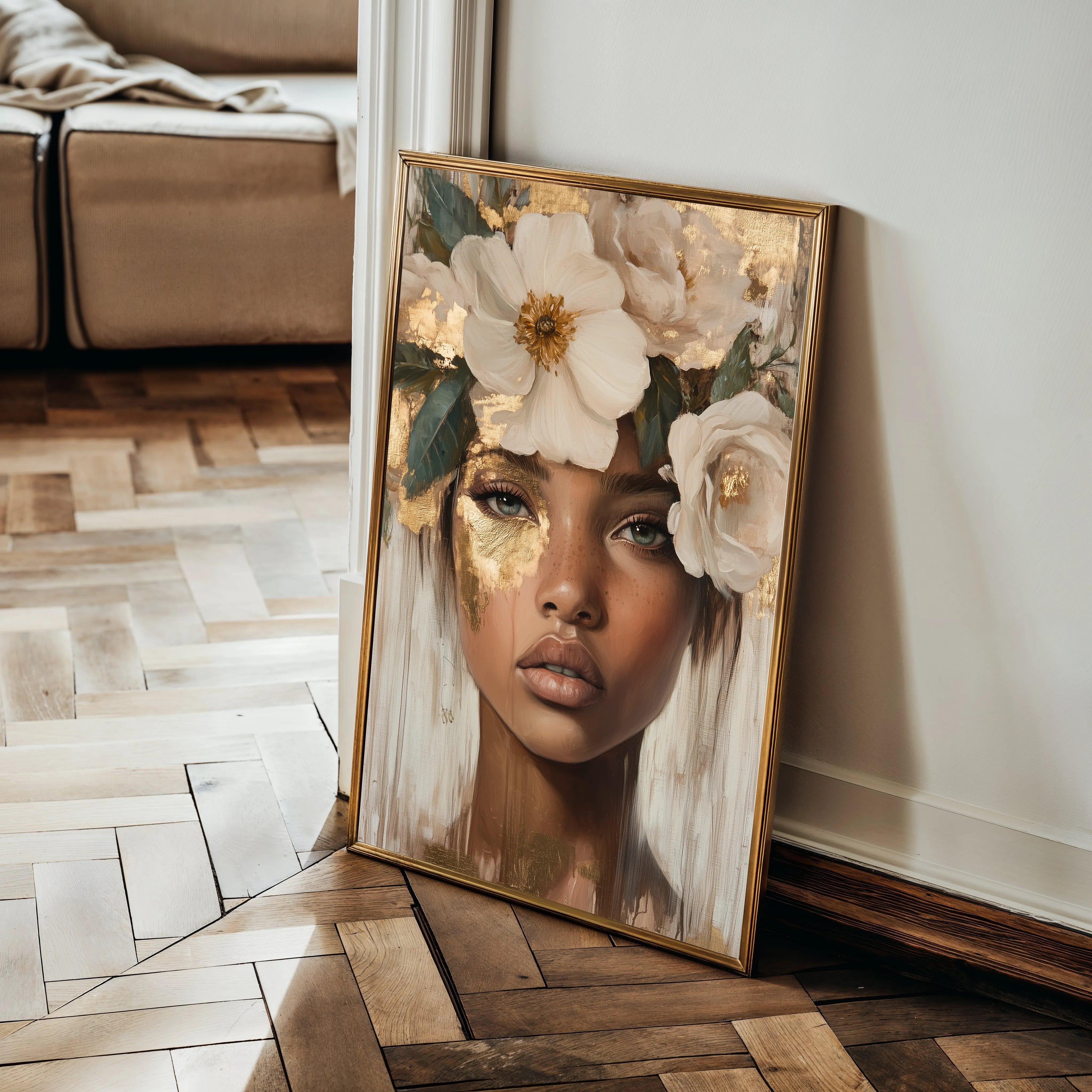 Portrait Canvas Wall Art WAD219-P 90 x 60 cm / Stretched on hidden frame