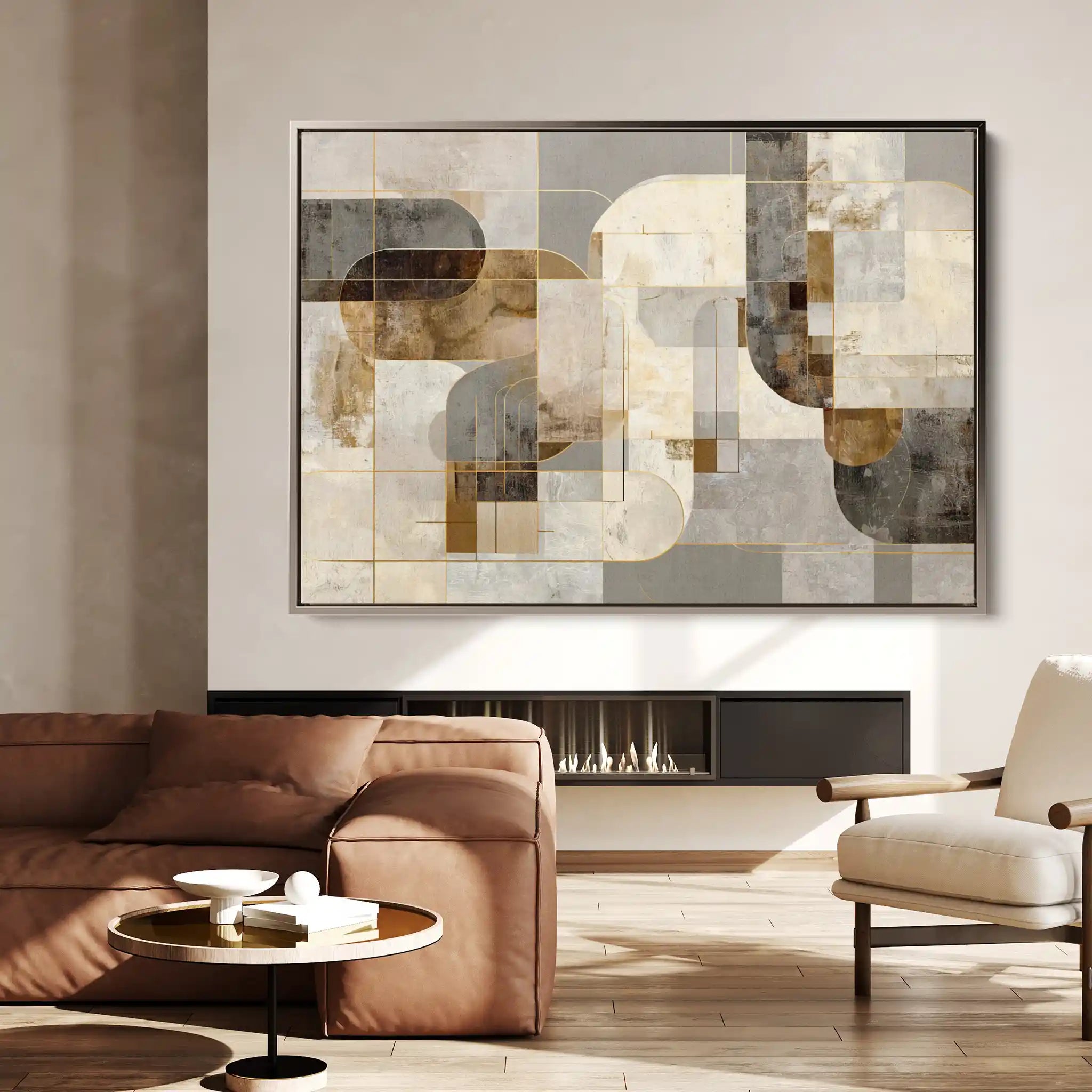 Abstract 2190 Canvas Art 60 x 40 cm / Stretched on hidden frame