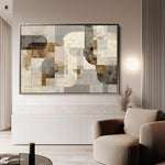 Abstract 2190 Canvas Art 60 x 40 cm / Stretched on hidden frame