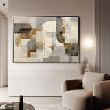 Abstract 2190 Canvas Art 60 x 40 cm / Stretched on hidden frame