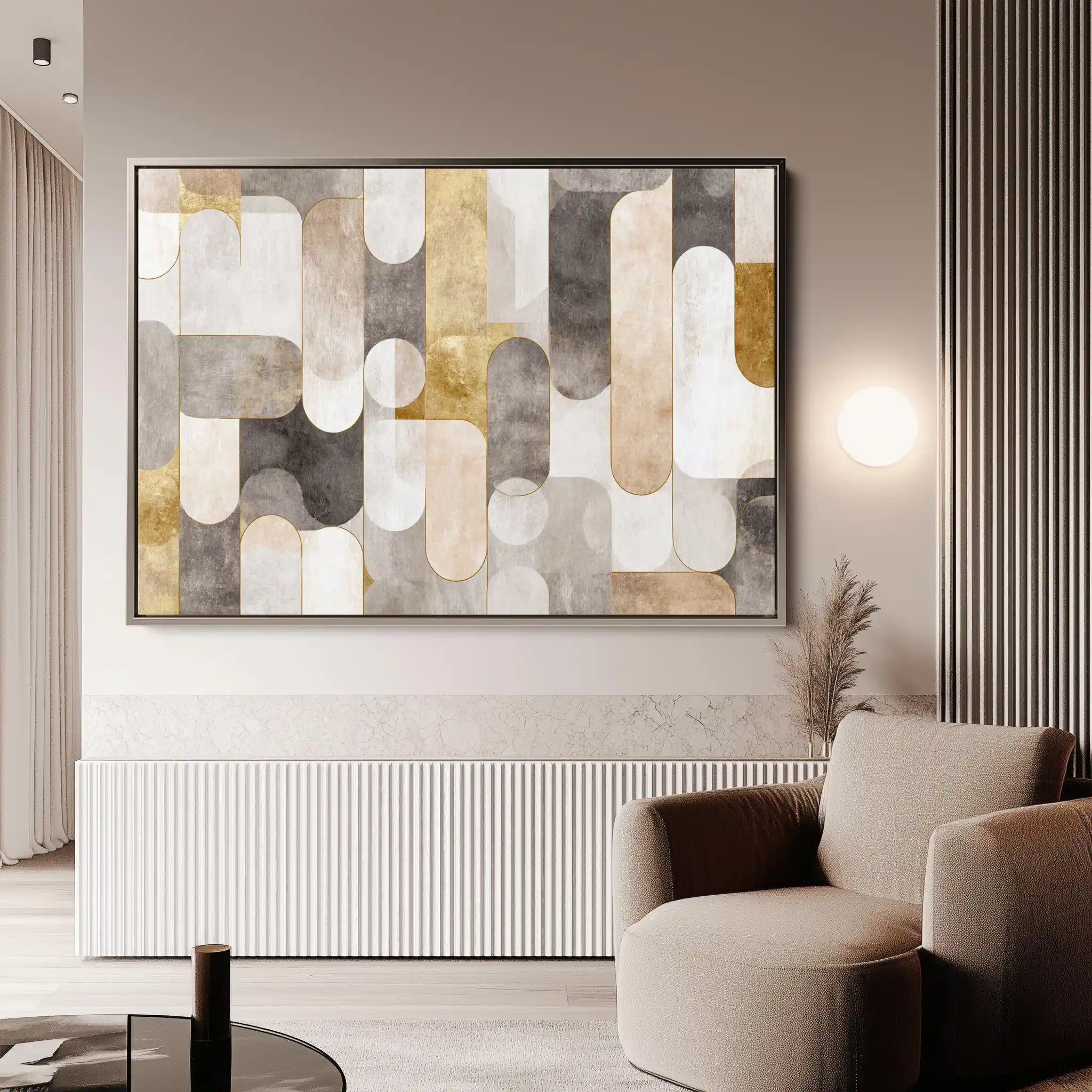 Abstract 2191 Canvas Art 60 x 40 cm / Stretched on hidden frame
