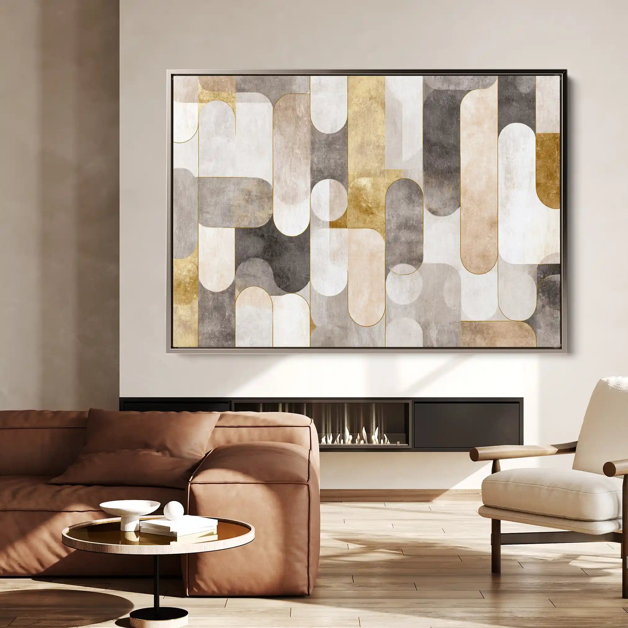 Abstract 2191 Canvas Art 60 x 40 cm / Stretched on hidden frame