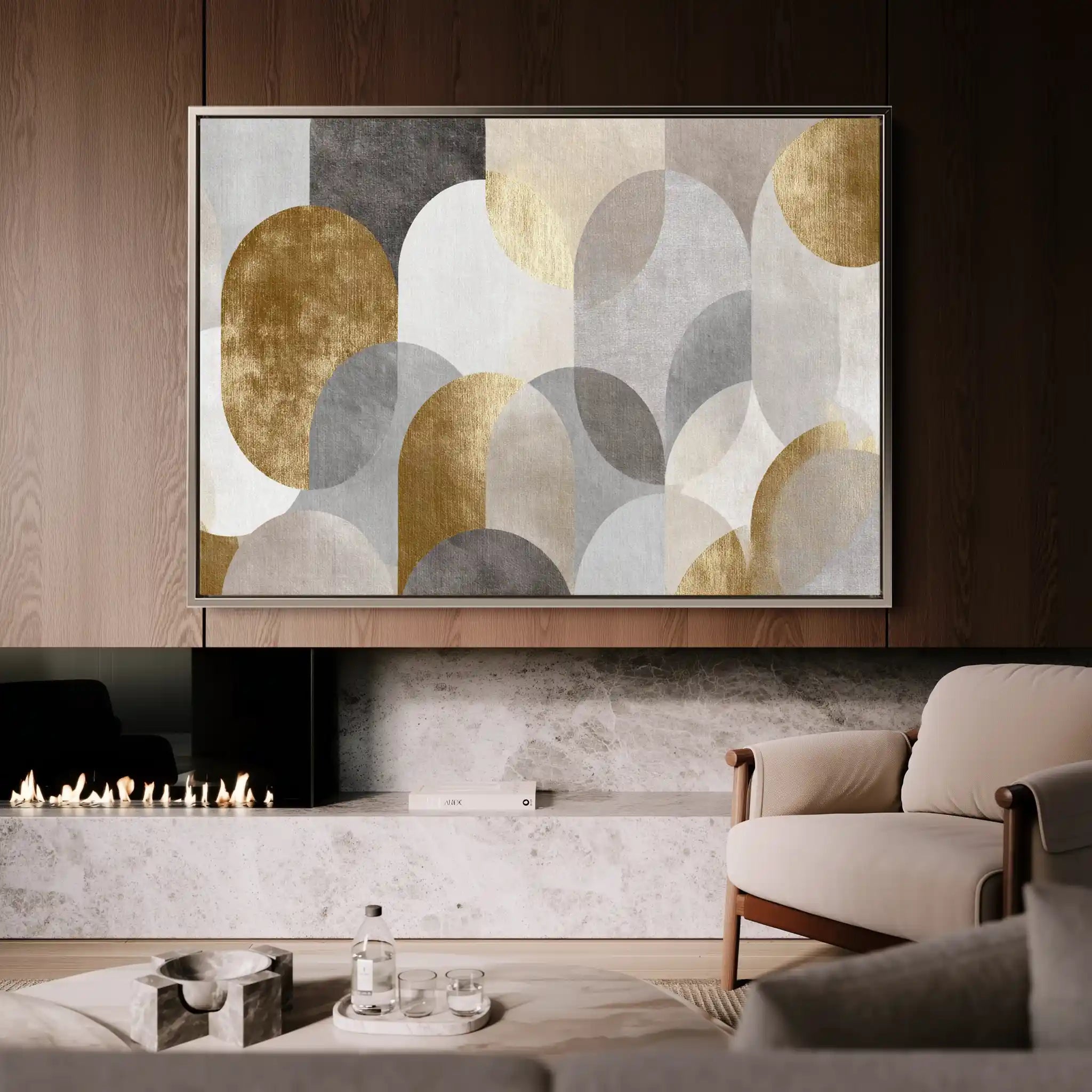 Abstract 2192 Canvas Art 60 x 40 cm / Stretched on hidden frame
