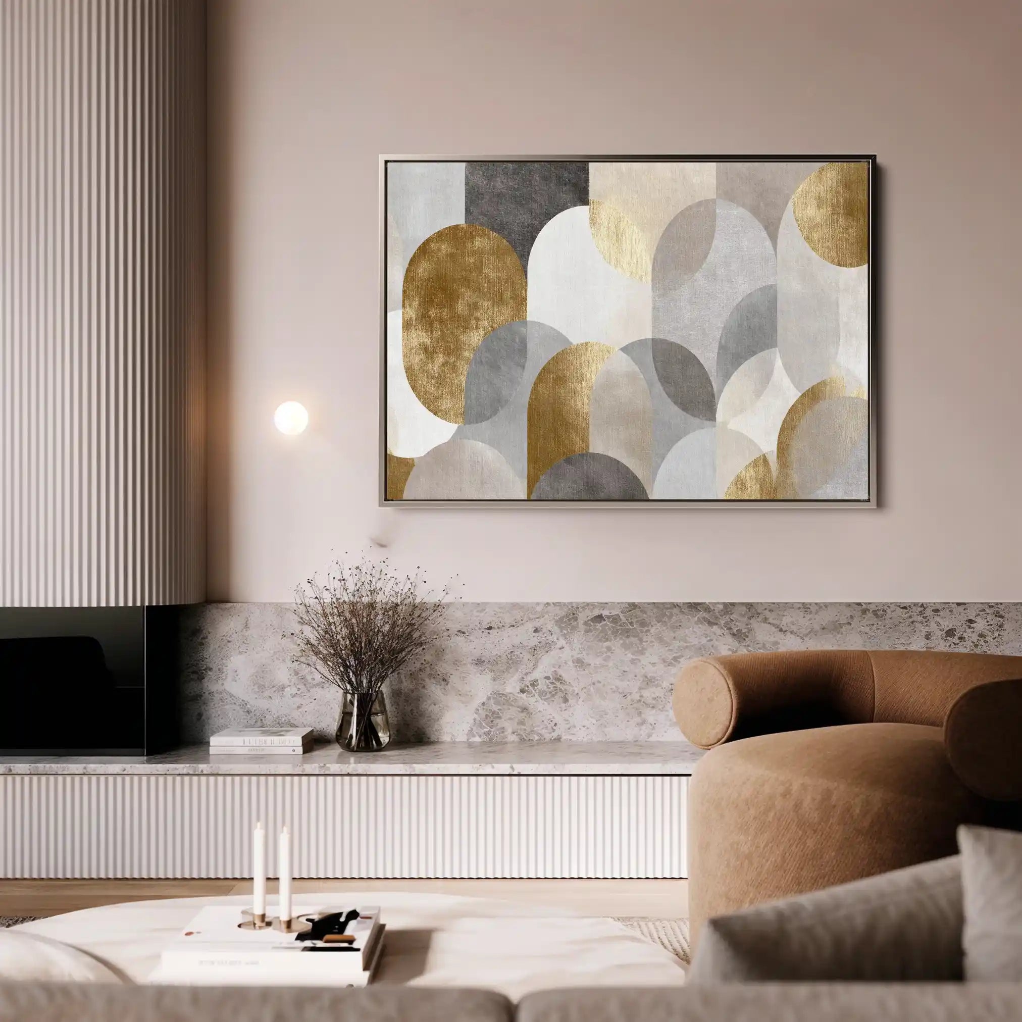 Abstract 2192 Canvas Art 60 x 40 cm / Stretched on hidden frame