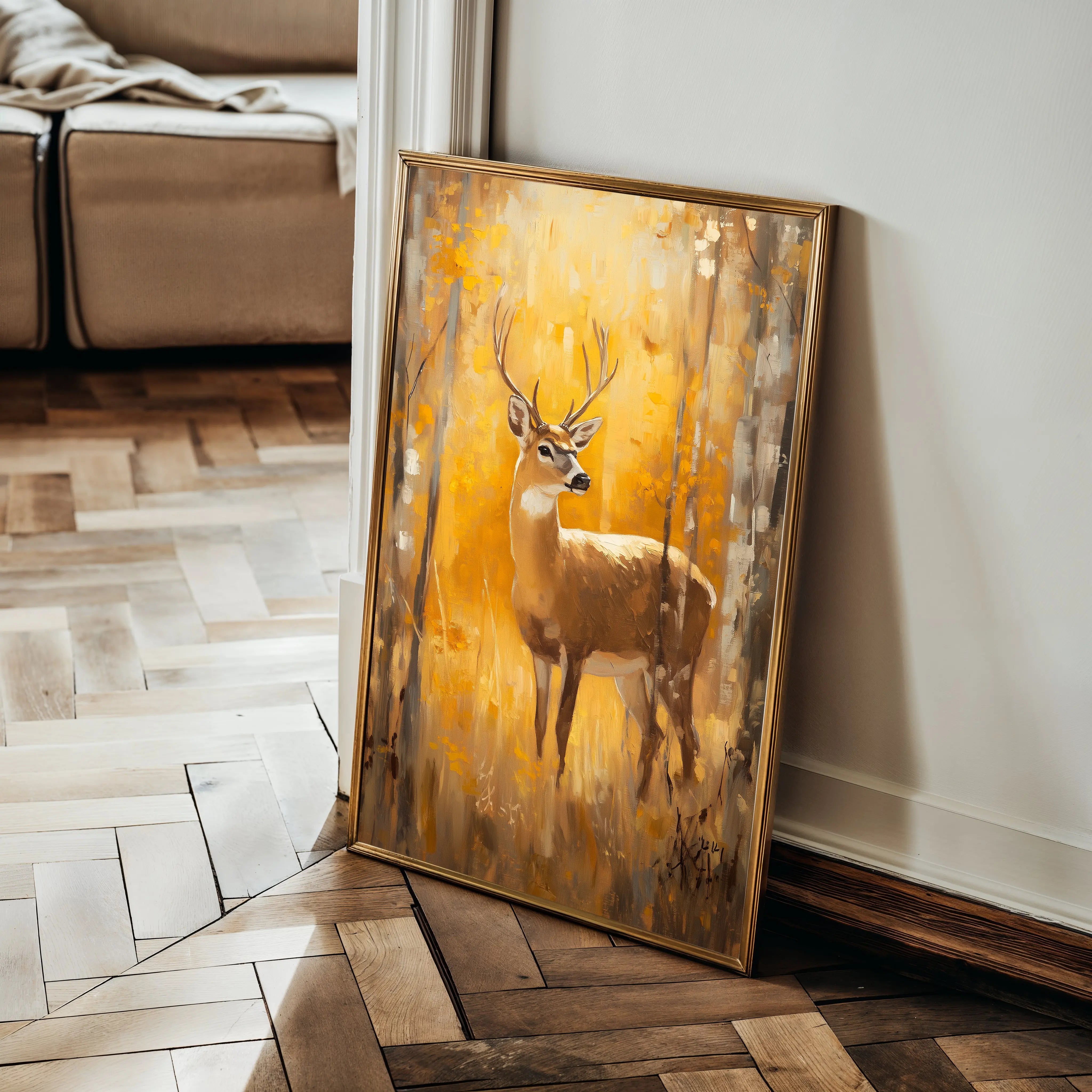 Animals Canvas Wall Art WAD220-AN 90 x 60 cm / Stretched on hidden frame