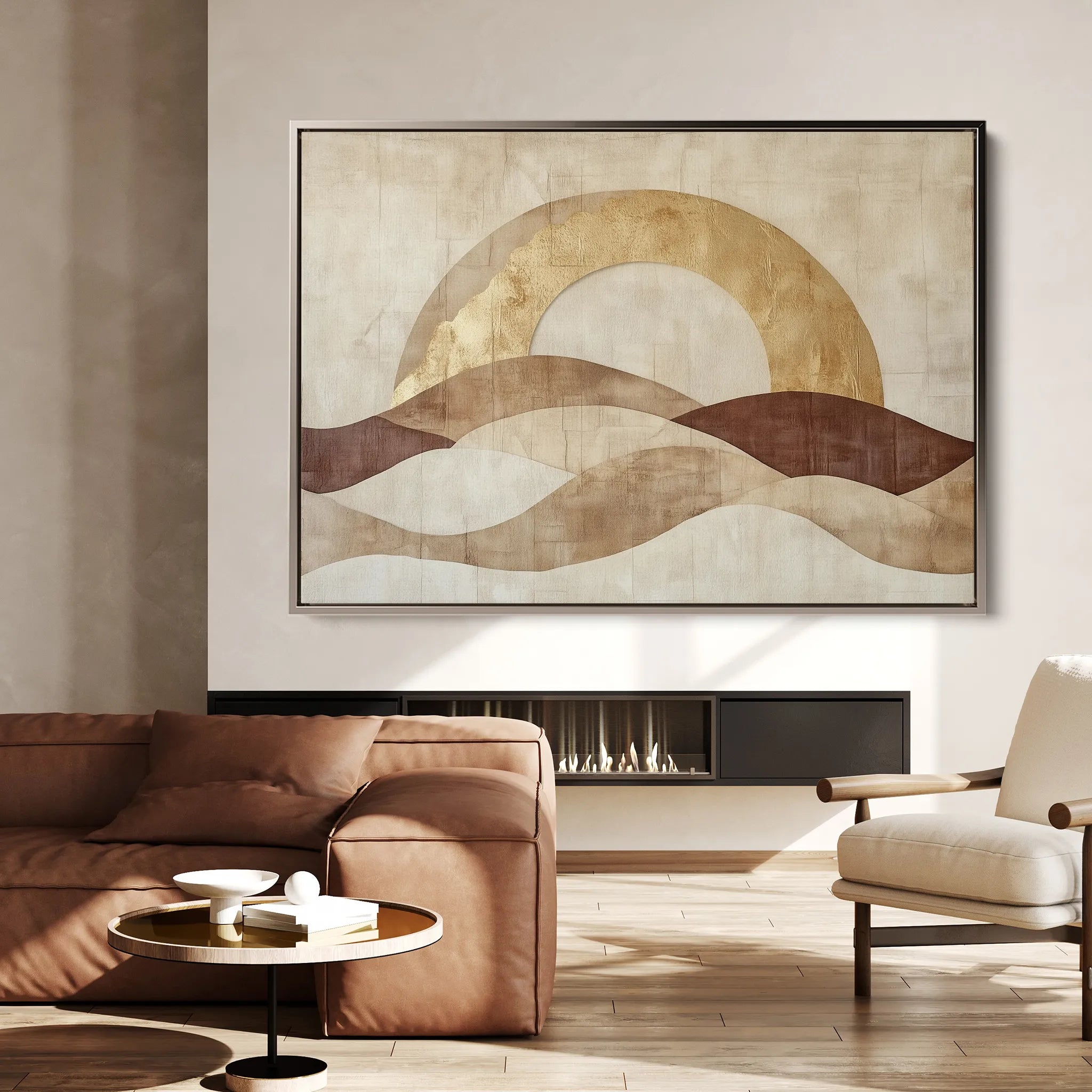 Boho Canvas Wall Art WAD220-BH 90 x 60 cm / Stretched on hidden frame
