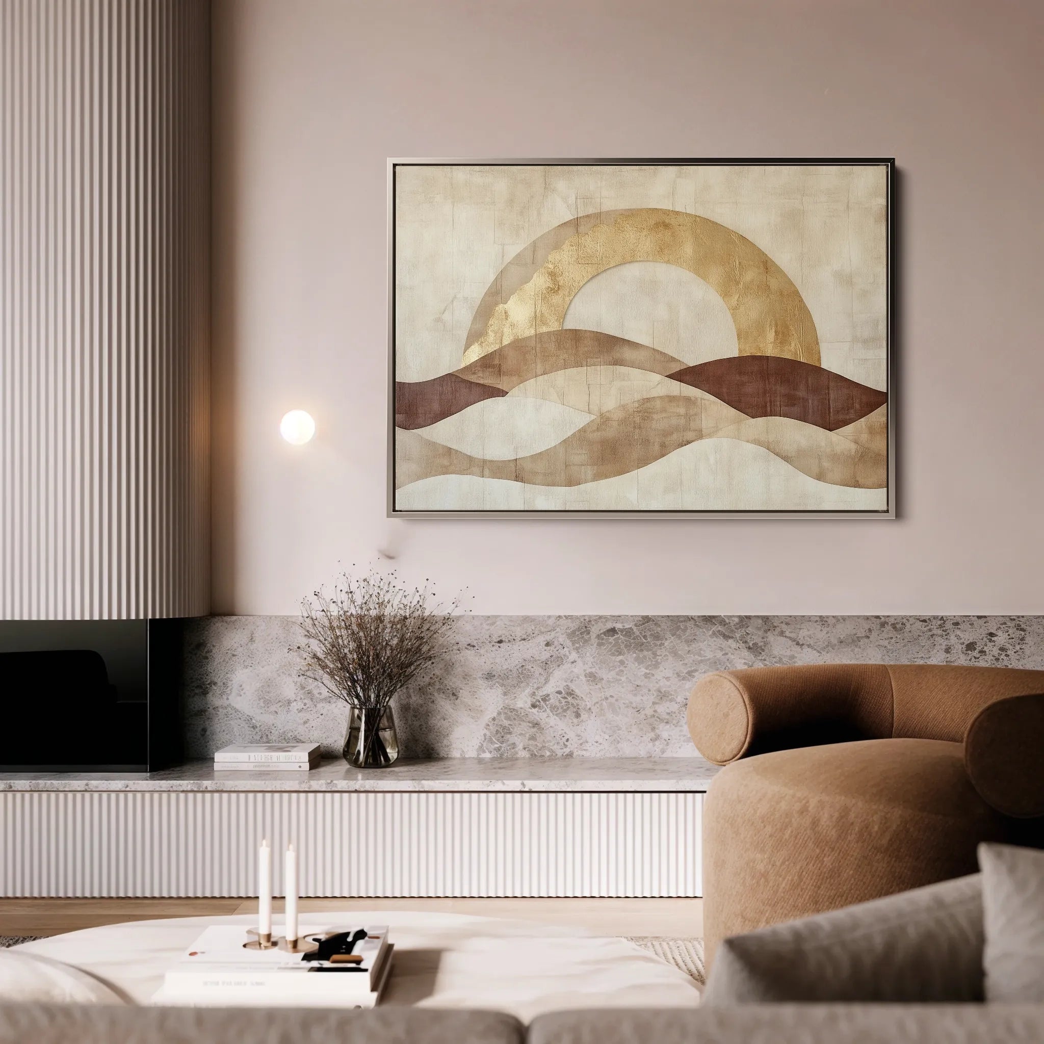 Boho Canvas Wall Art WAD220-BH 90 x 60 cm / Stretched on hidden frame