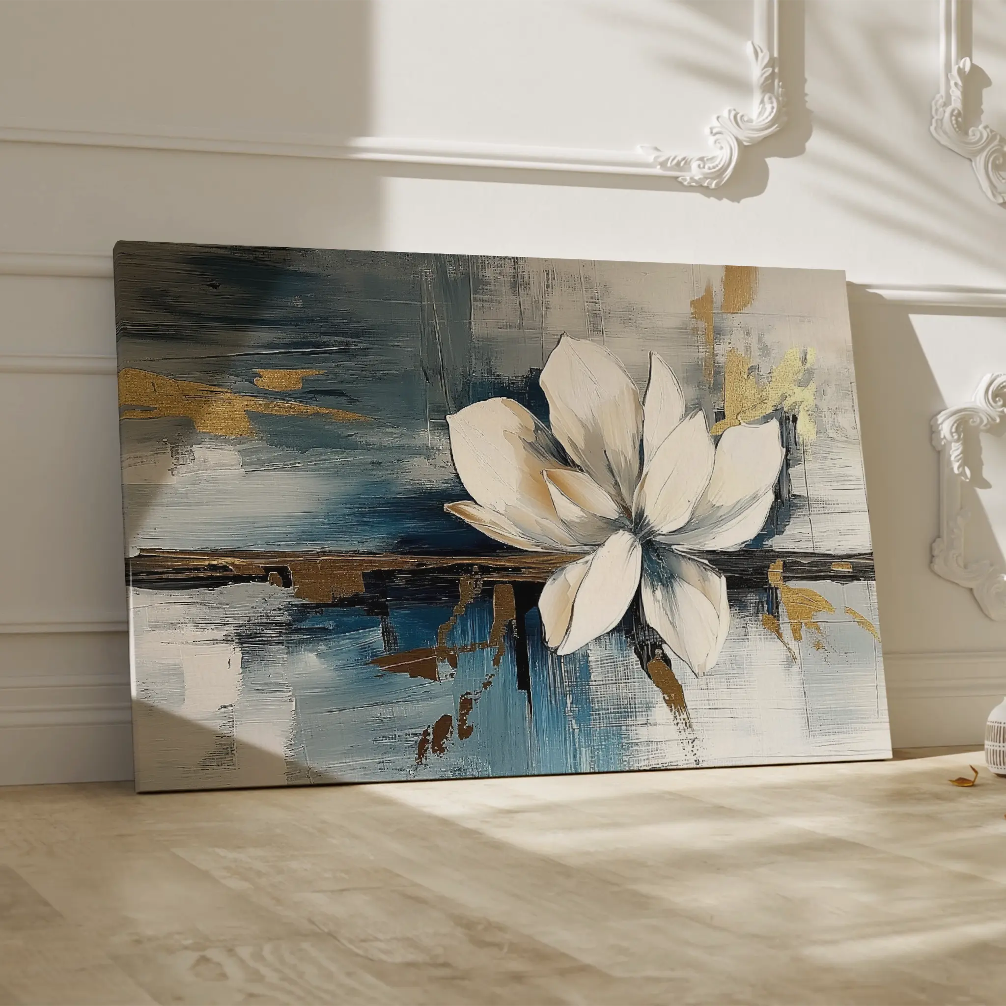 Floral Canvas Wall Art WAD220-F 90 x 60 cm / Stretched on hidden frame