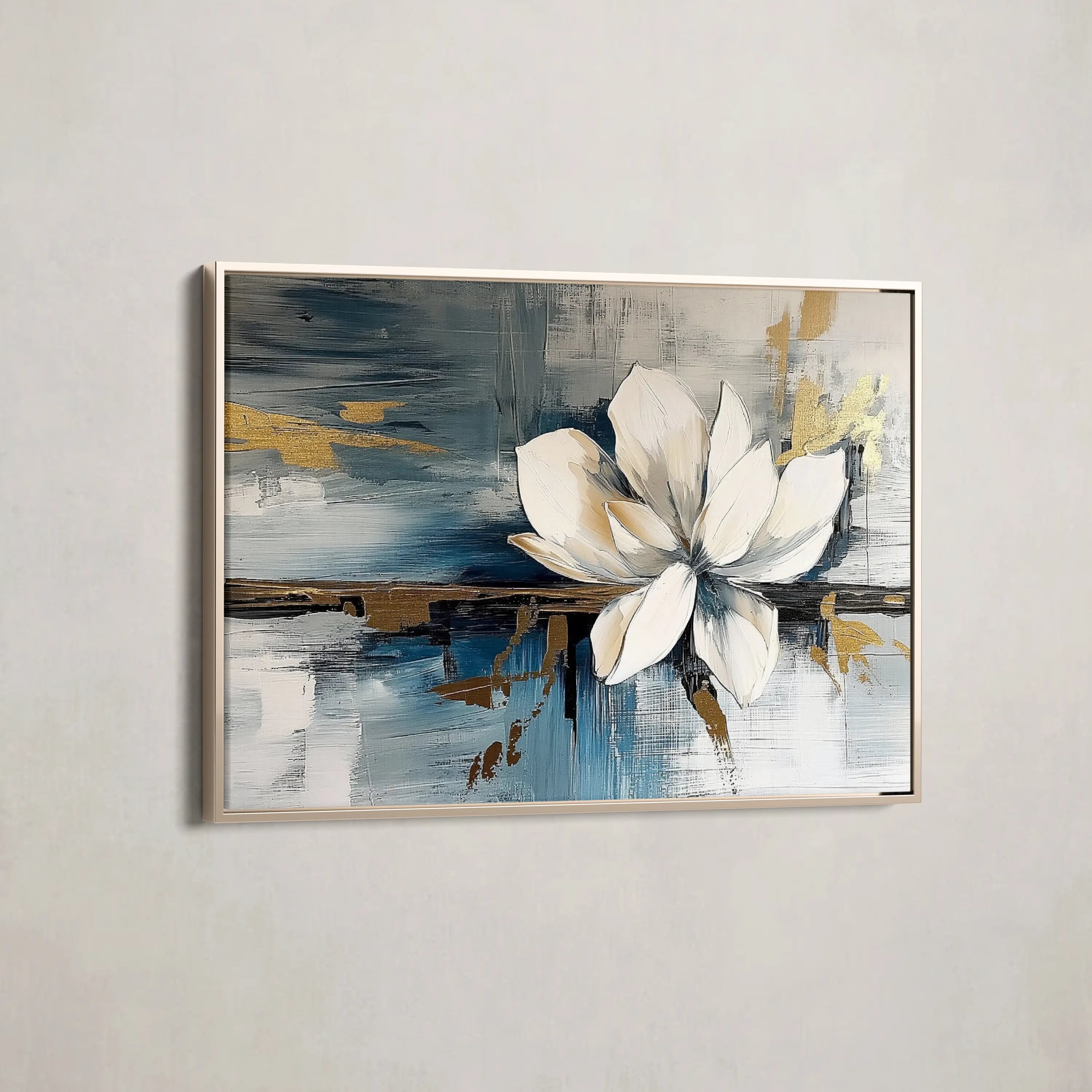 Floral Canvas Wall Art WAD220-F 90 x 60 cm / Stretched on hidden frame