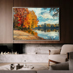 Landscape 220 Canvas Art 90 x 60 cm / Stretched on hidden frame