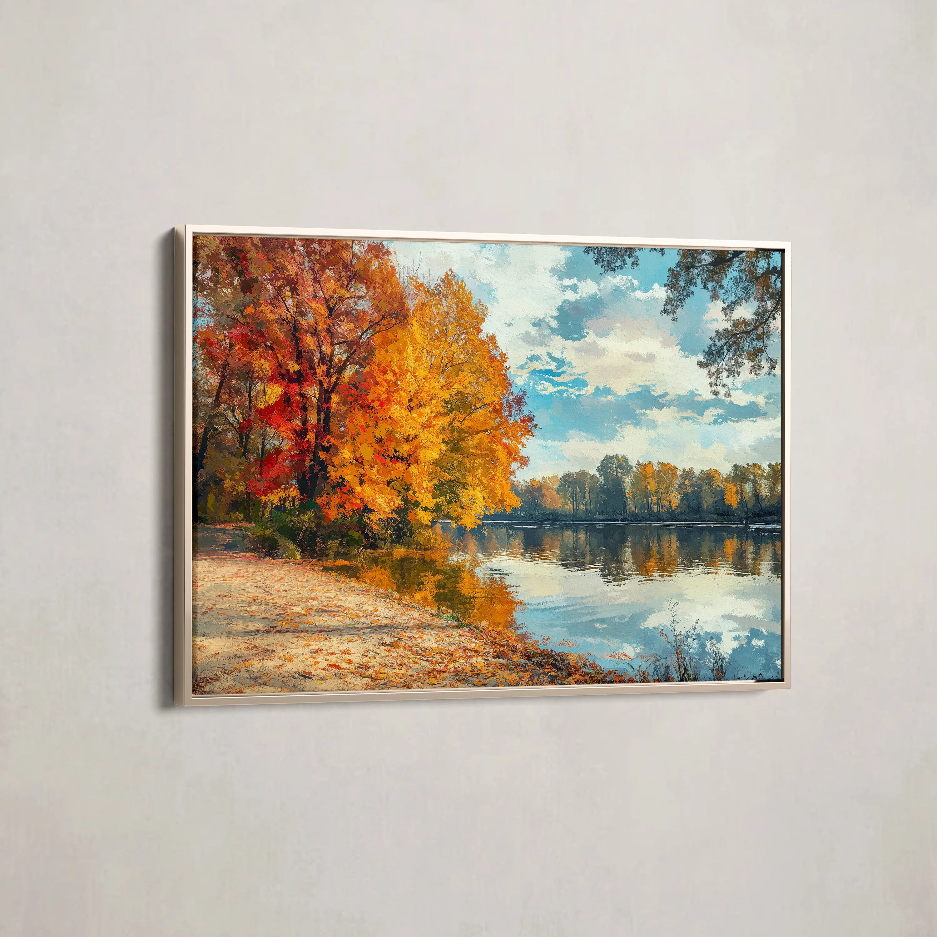 Landscape Canvas Wall Art WAD220-L 90 x 60 cm / Stretched on hidden frame