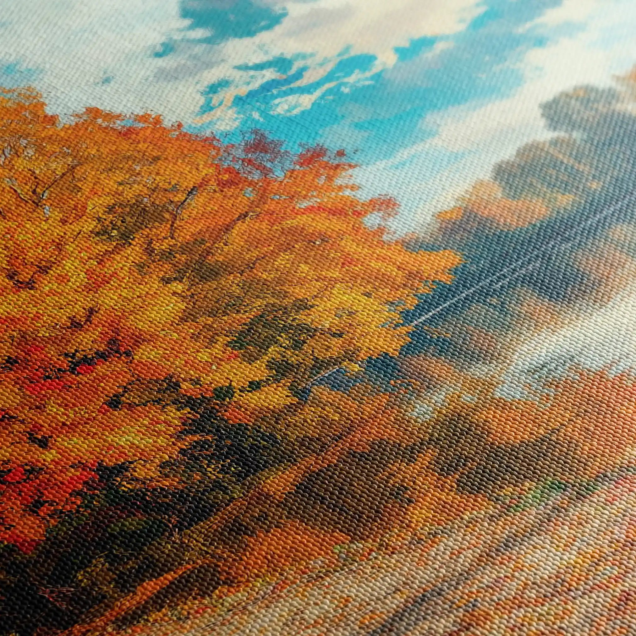 Landscape 220 Canvas Art 90 x 60 cm / Stretched on hidden frame