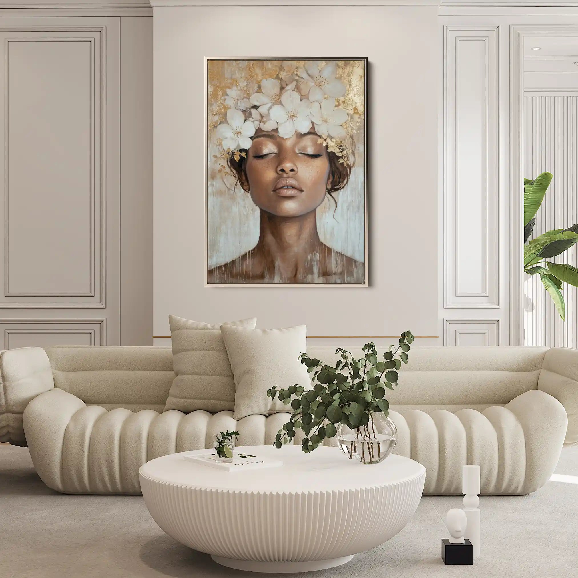 Portrait 220 Canvas Art 90 x 60 cm / Stretched on hidden frame