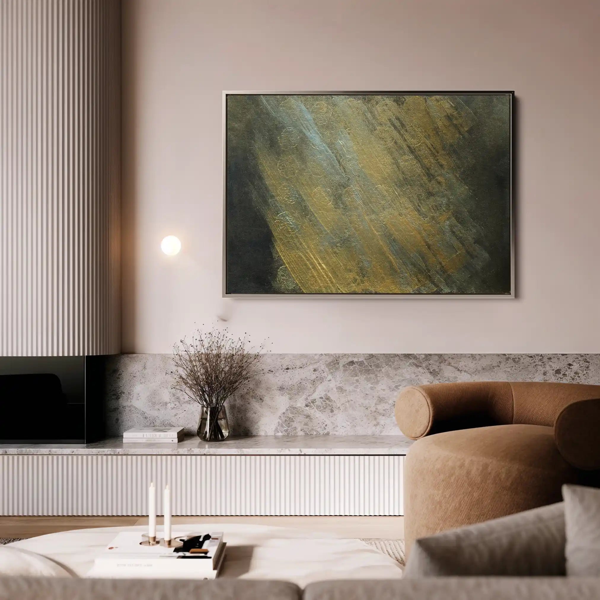 Abstract Canvas Wall Art WAD221-A 90 x 60 cm / Stretched on hidden frame