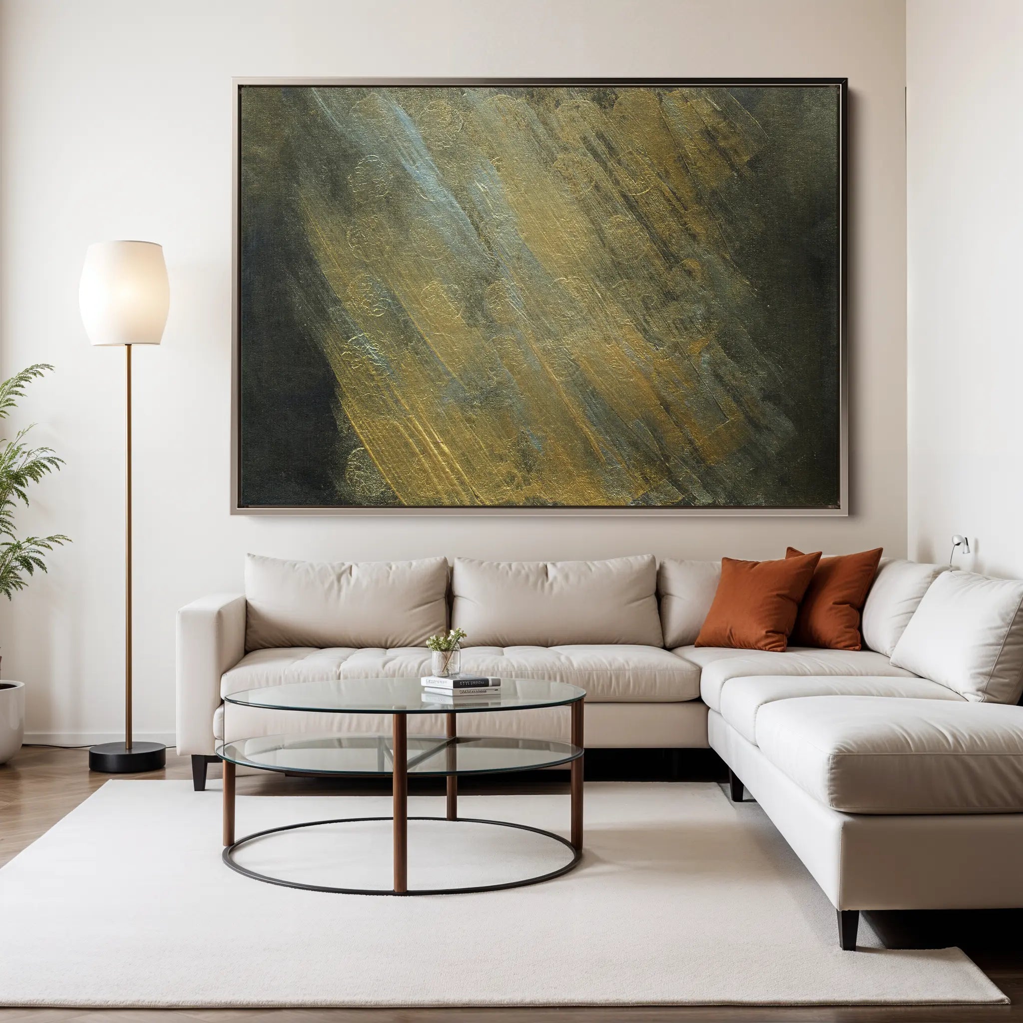 Abstract Canvas Wall Art WAD221-A 90 x 60 cm / Stretched on hidden frame