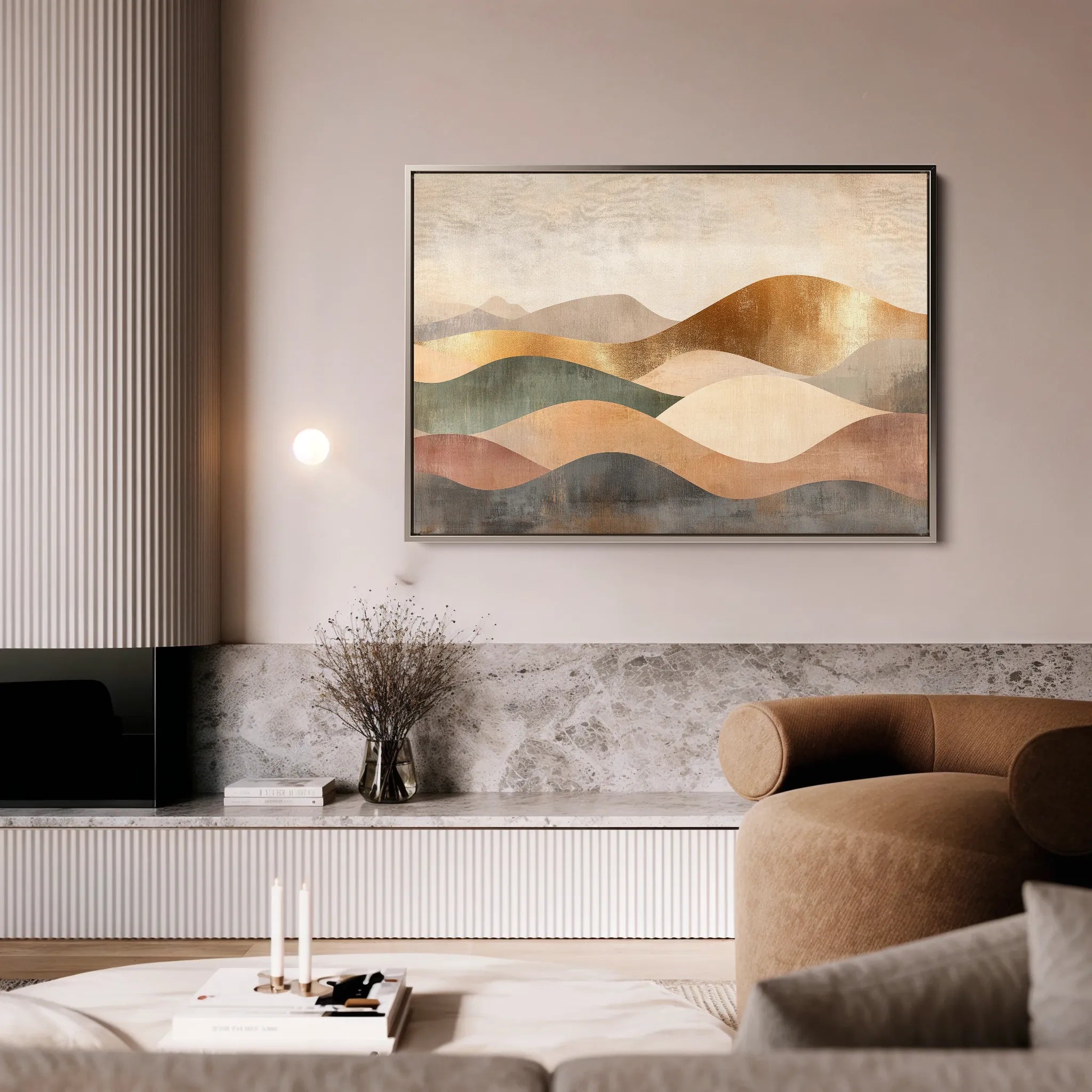 Boho Canvas Wall Art WAD221-BH 90 x 60 cm / Stretched on hidden frame