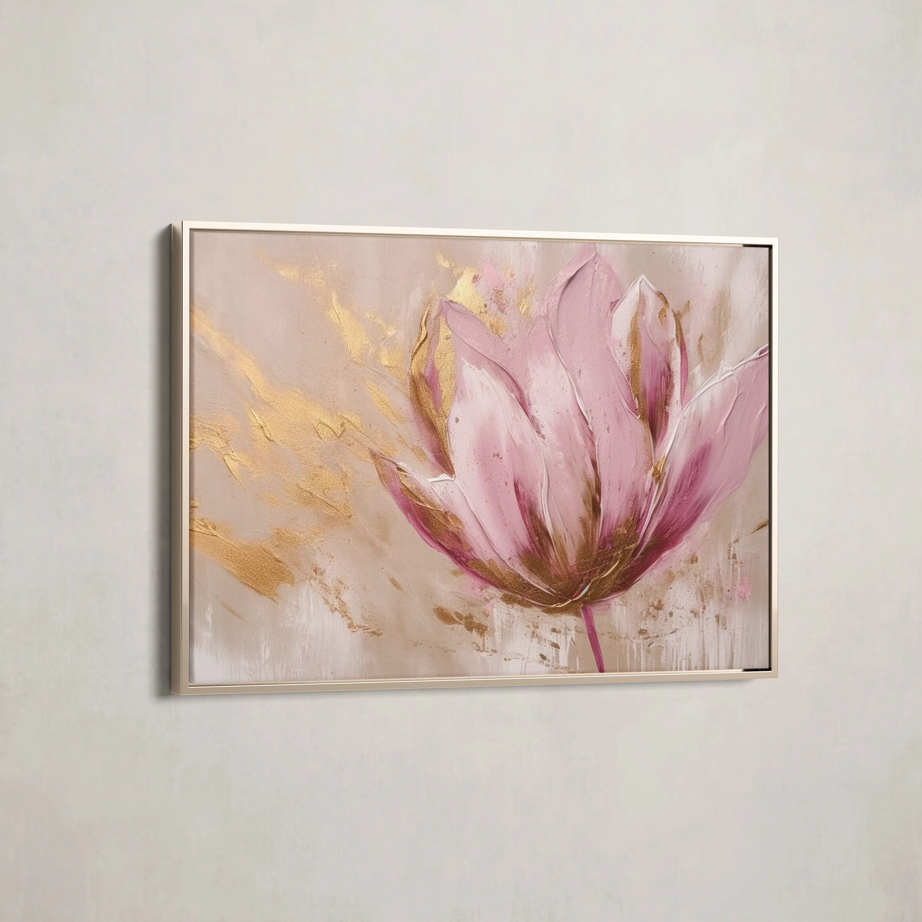 Floral Canvas Wall Art WAD221-F 90 x 60 cm / Stretched on hidden frame