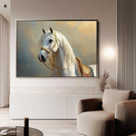 Horses 221 Canvas Art 90 x 60 cm / Stretched on hidden frame