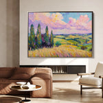 Landscape 221 Canvas Art 90 x 60 cm / Stretched on hidden frame