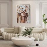 Portrait 221 Canvas Art 90 x 60 cm / Stretched on hidden frame