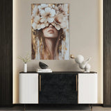 Portrait 221 Canvas Art 90 x 60 cm / Stretched on hidden frame