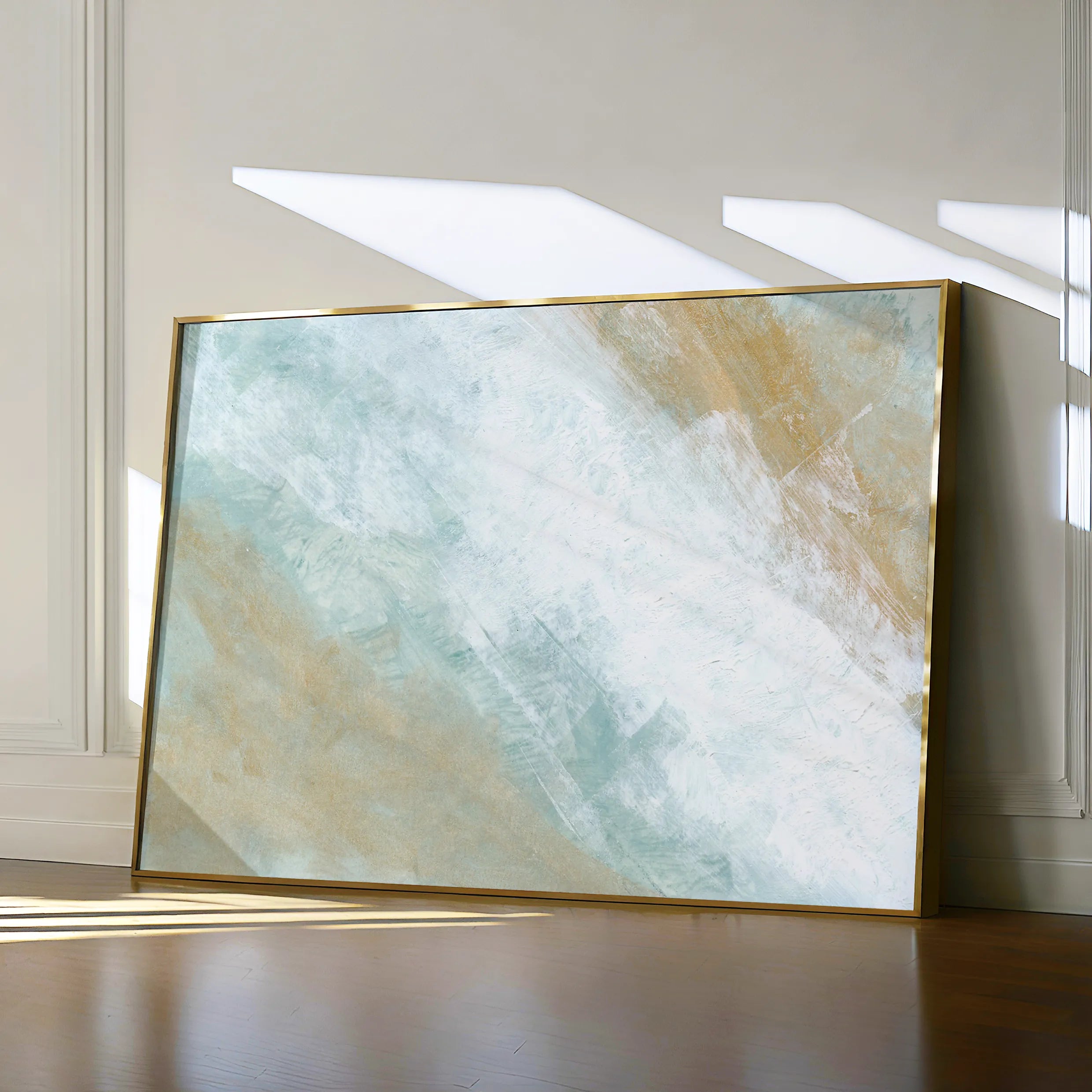 Abstract Canvas Wall Art WAD222-A 90 x 60 cm / Stretched on hidden frame