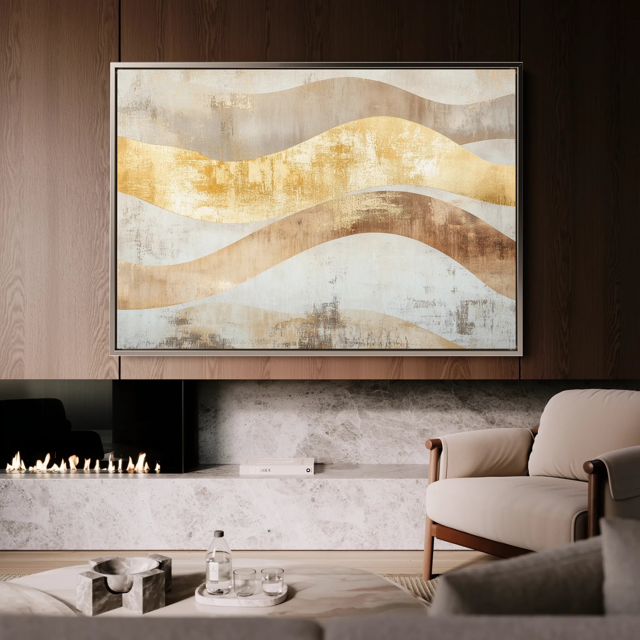 Boho Canvas Wall Art WAD222-BH 90 x 60 cm / Stretched on hidden frame