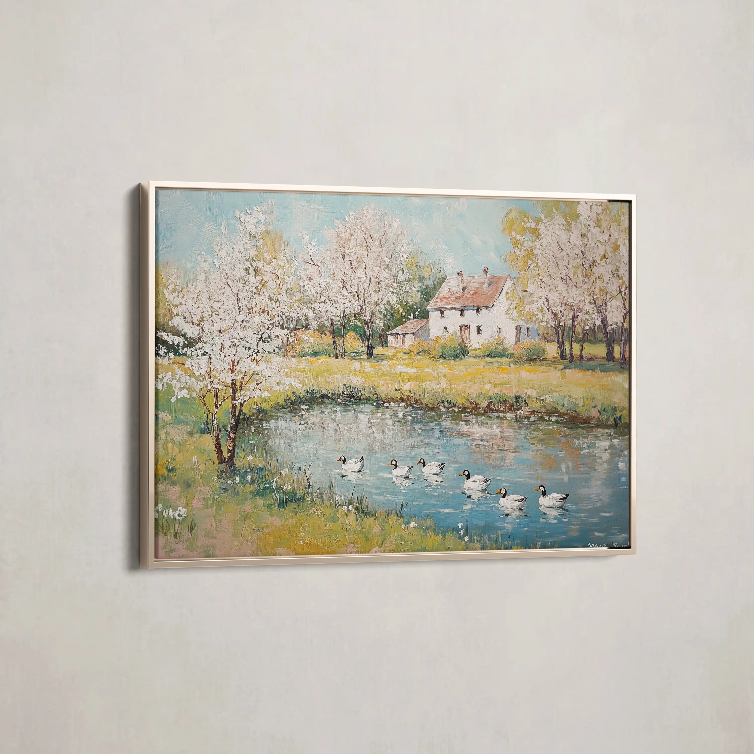 Landscape Canvas Wall Art WAD222-L 90 x 60 cm / Stretched on hidden frame