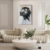 Portrait 222 Canvas Art 90 x 60 cm / Stretched on hidden frame