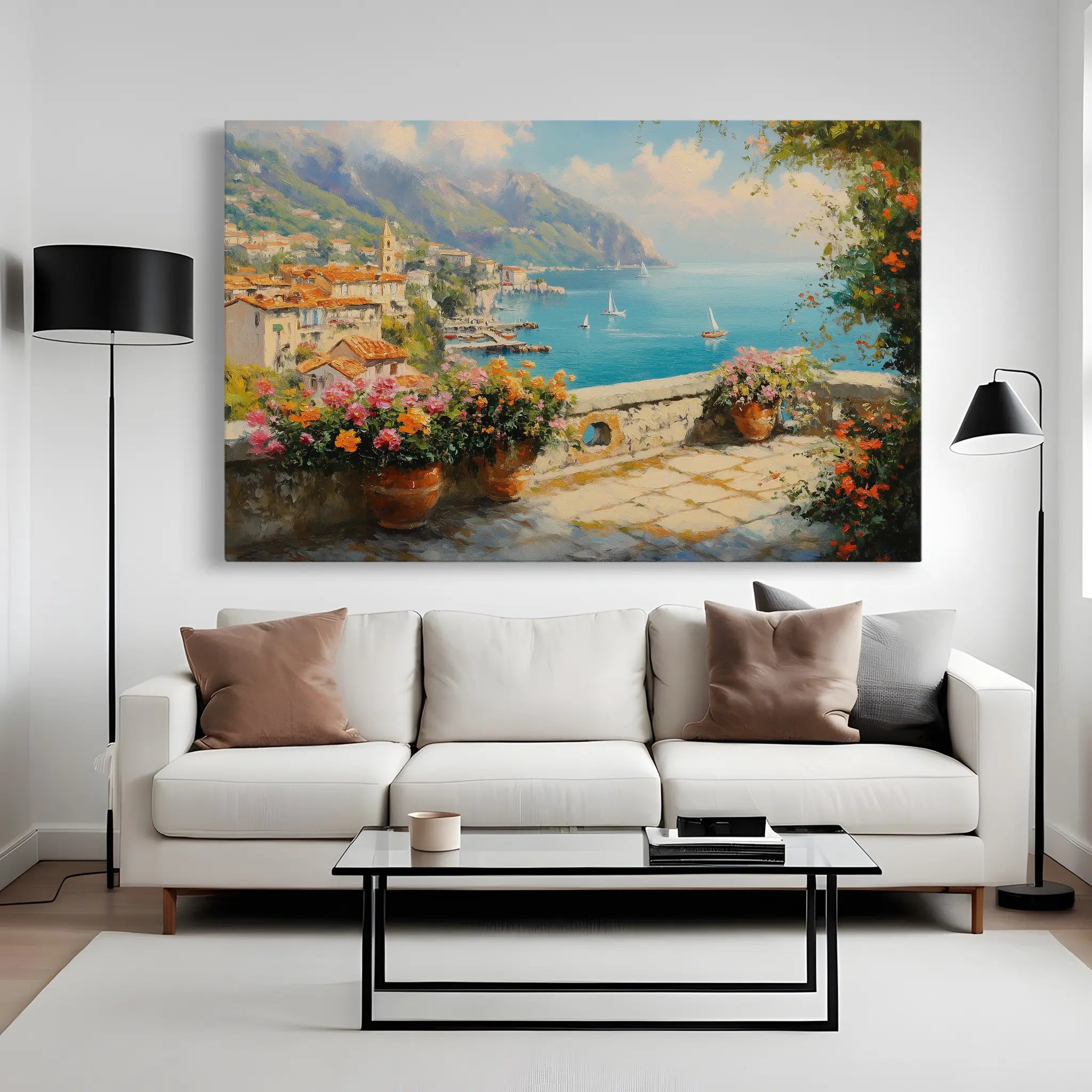 Landscape Canvas Wall Art WAD223-L 90 x 60 cm / Stretched on hidden frame