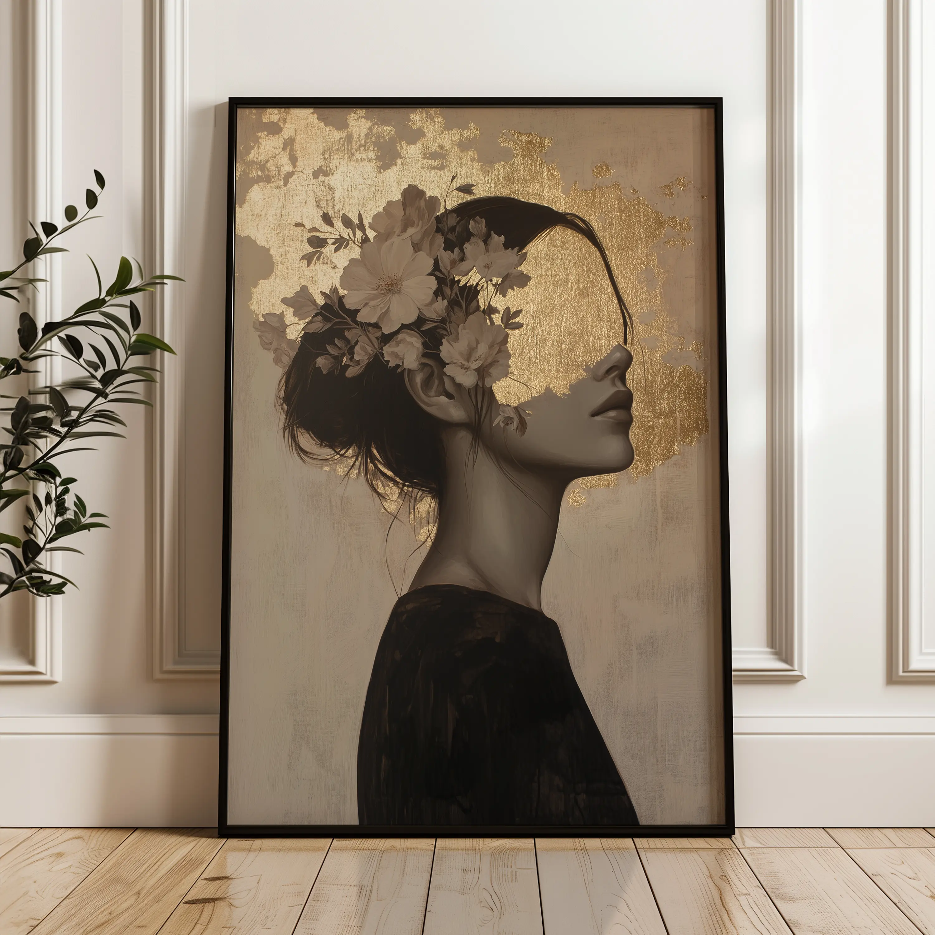 Portrait Canvas Wall Art WAD223-P 90 x 60 cm / Stretched on hidden frame