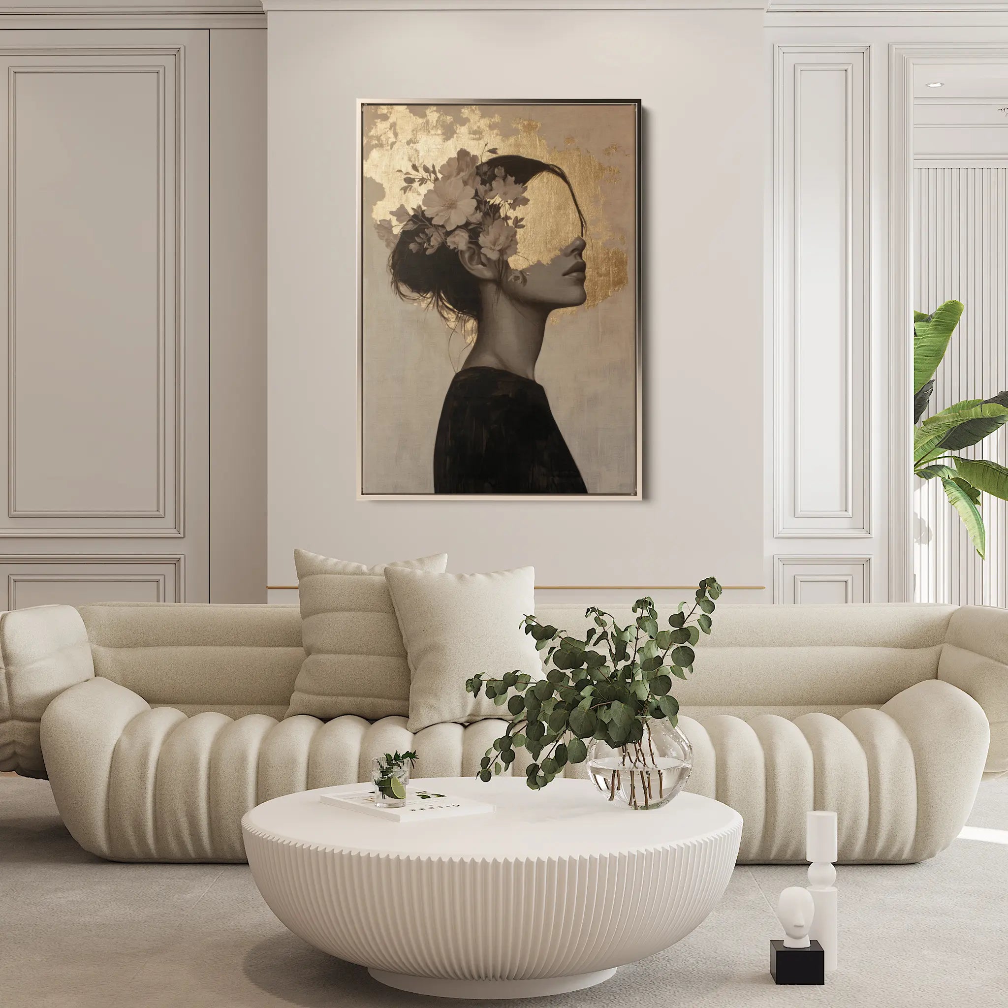 Portrait Canvas Wall Art WAD223-P 90 x 60 cm / Stretched on hidden frame