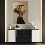 Portrait 223 Canvas Art 90 x 60 cm / Stretched on hidden frame