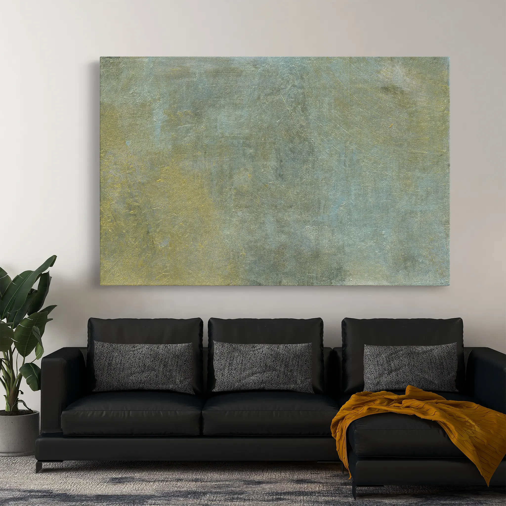 Abstract Canvas Wall Art WAD224-A 90 x 60 cm / Stretched on hidden frame