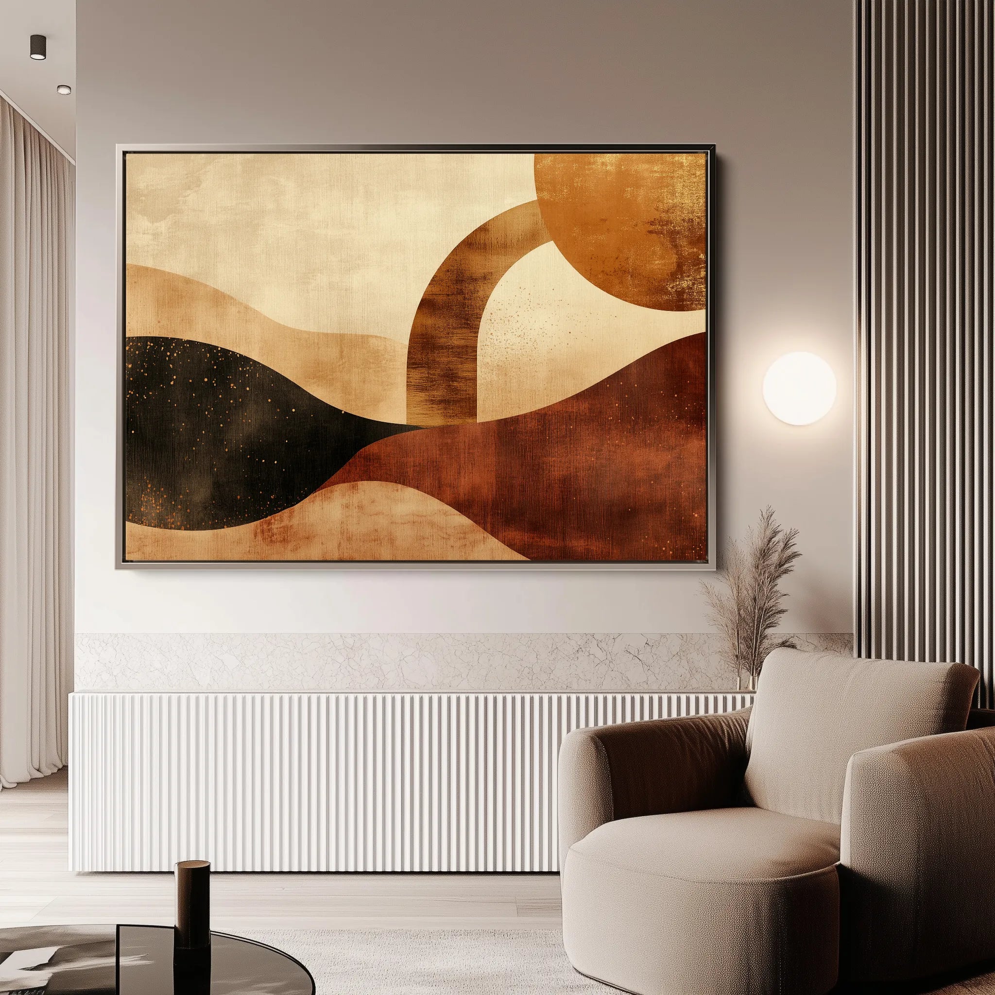 Boho Canvas Wall Art WAD224-BH 90 x 60 cm / Stretched on hidden frame