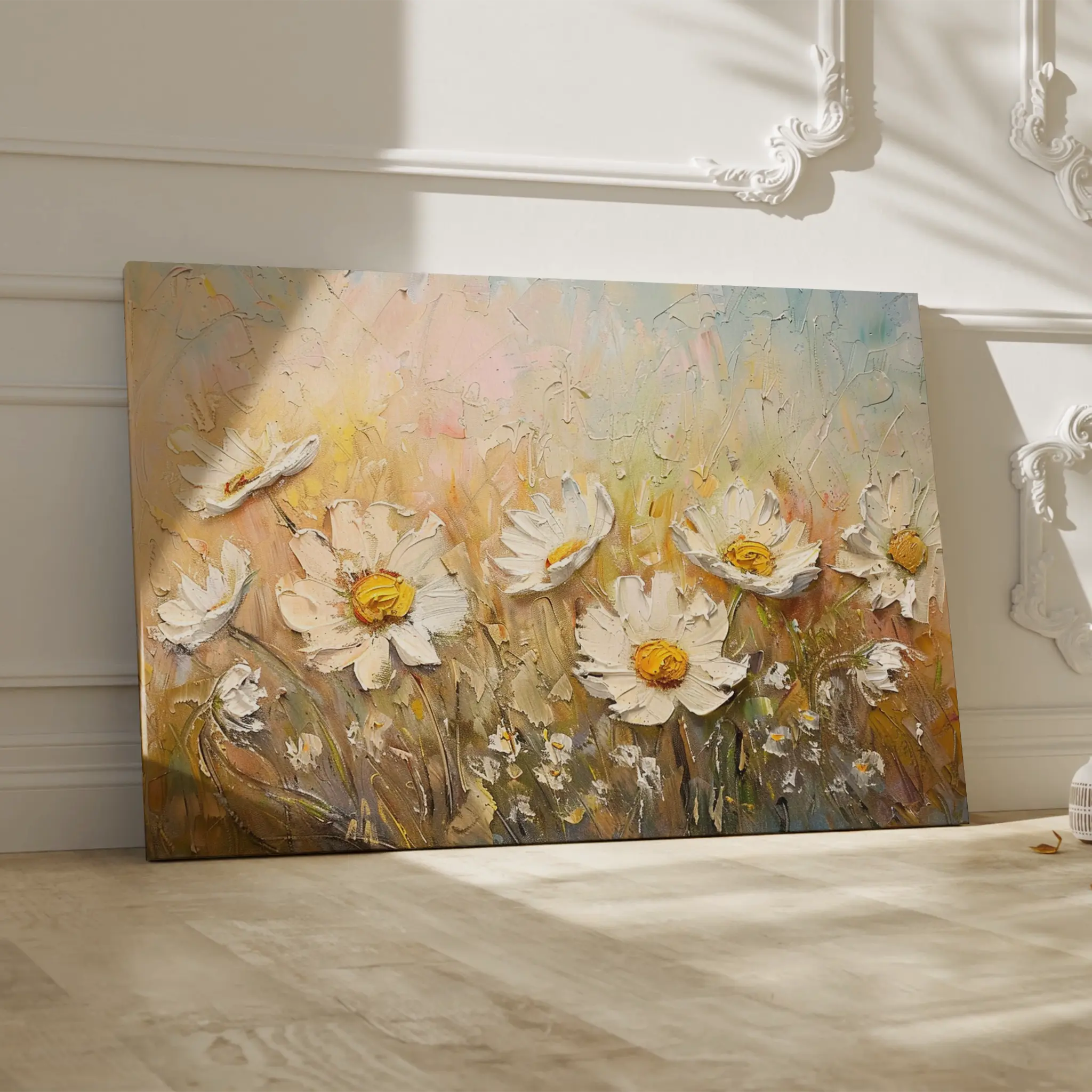 Floral Canvas Wall Art WAD224-F 90 x 60 cm / Stretched on hidden frame