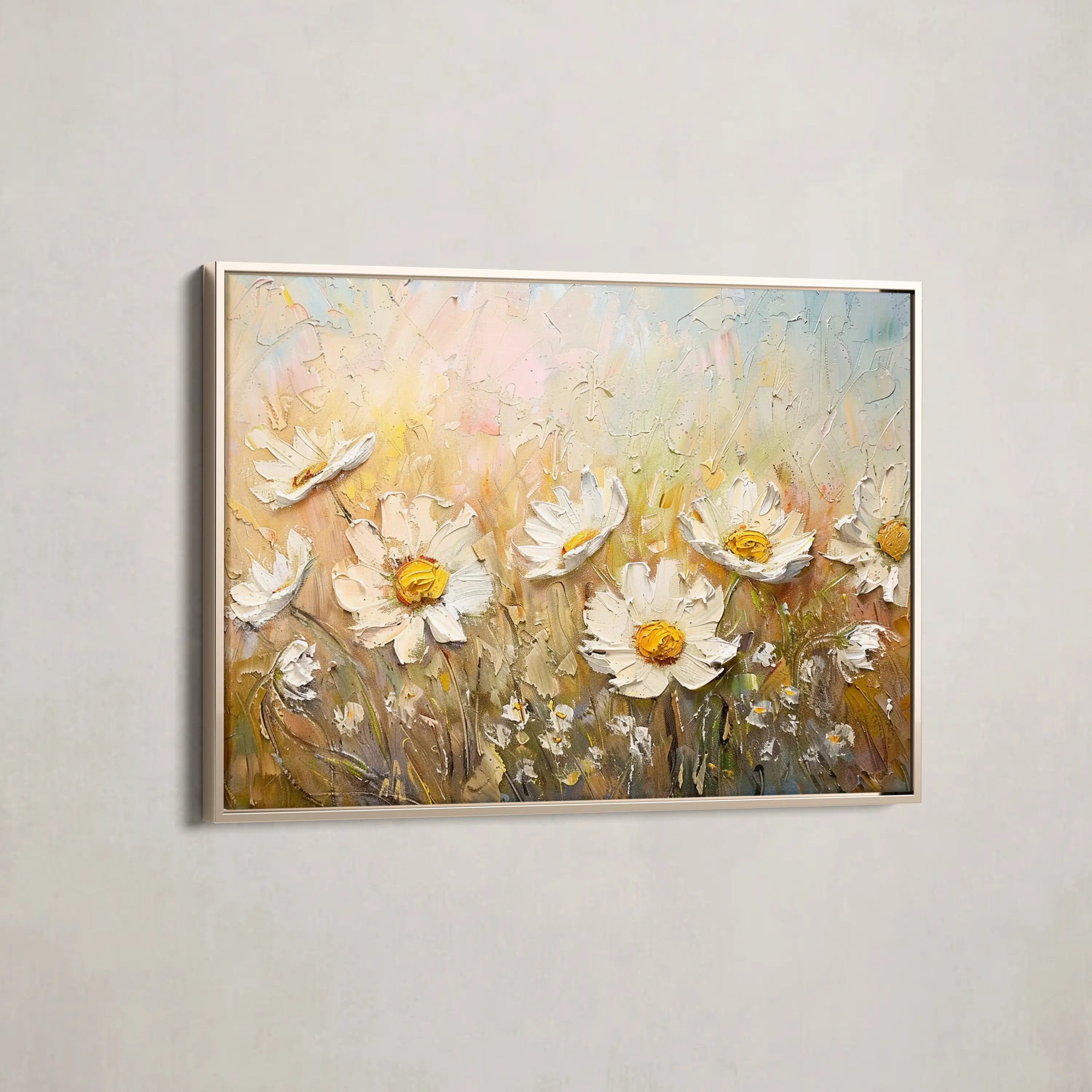 Floral Canvas Wall Art WAD224-F 90 x 60 cm / Stretched on hidden frame