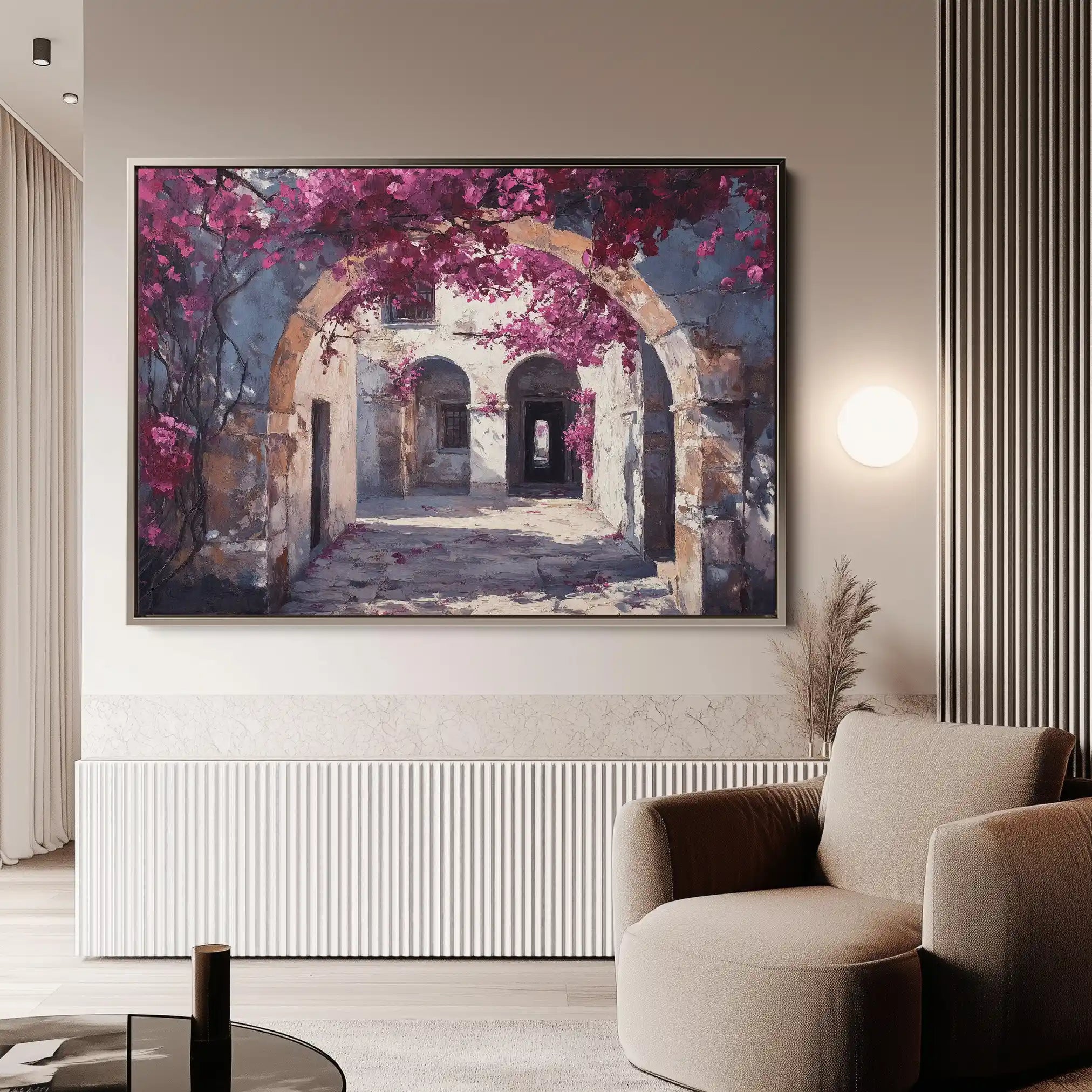 Landscape 224 Canvas Art 90 x 60 cm / Stretched on hidden frame