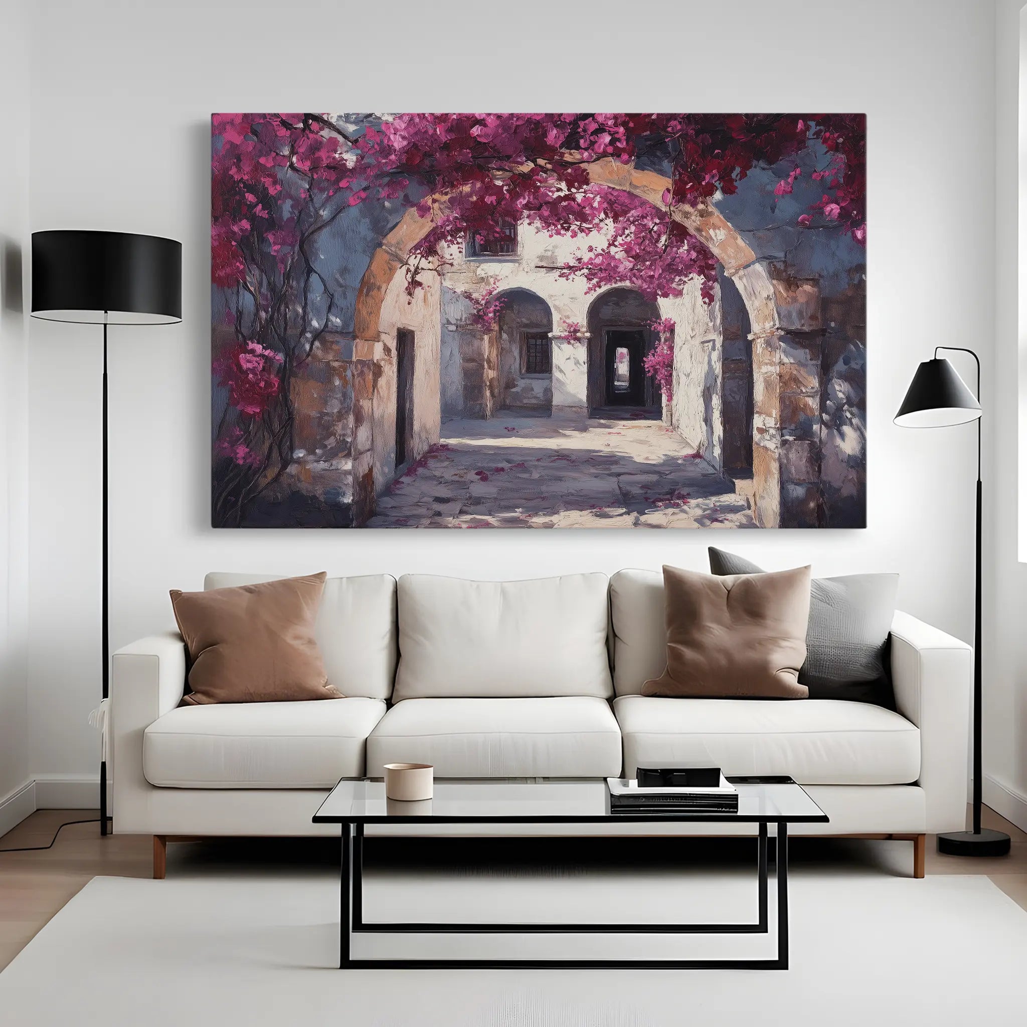 Landscape Canvas Wall Art WAD224-L 90 x 60 cm / Stretched on hidden frame