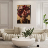Portrait 224 Canvas Art 90 x 60 cm / Stretched on hidden frame