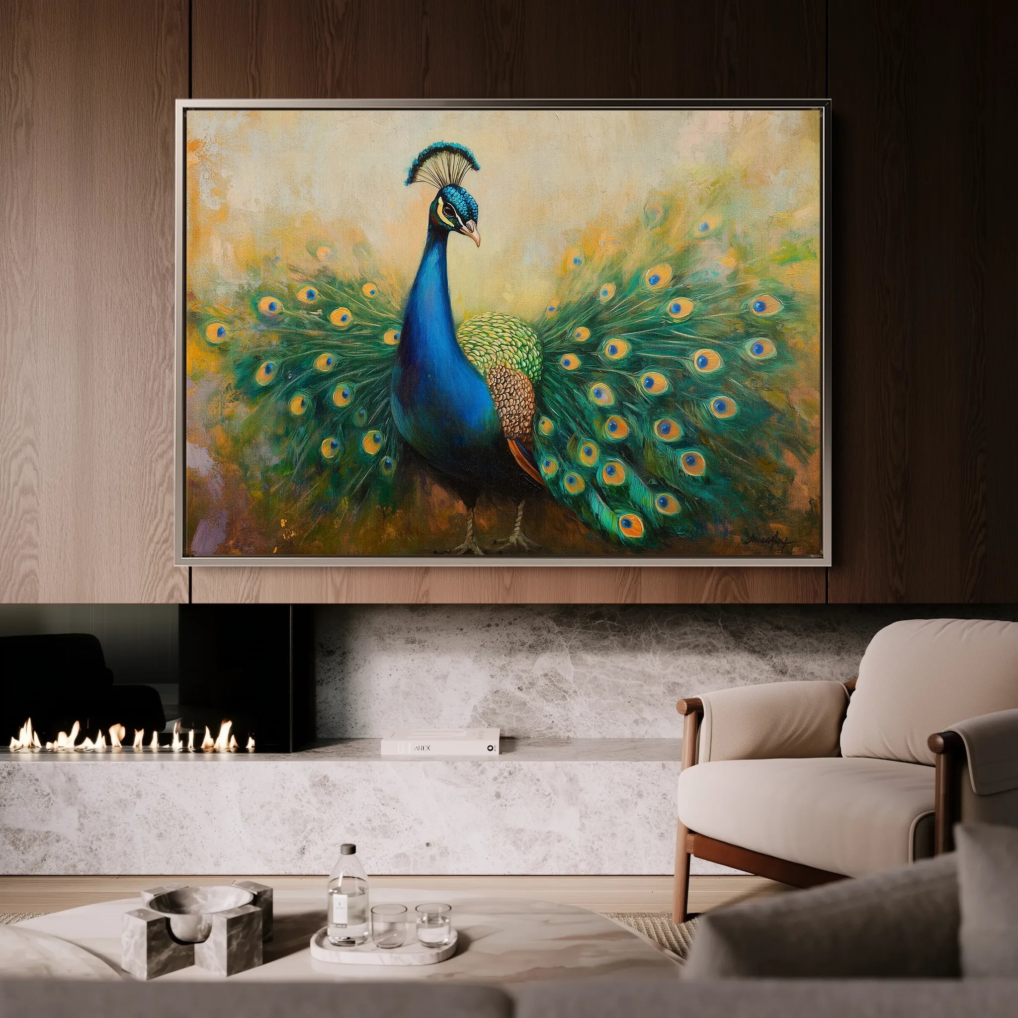 Animals Canvas Wall Art WAD225-AN 90 x 60 cm / Stretched on hidden frame