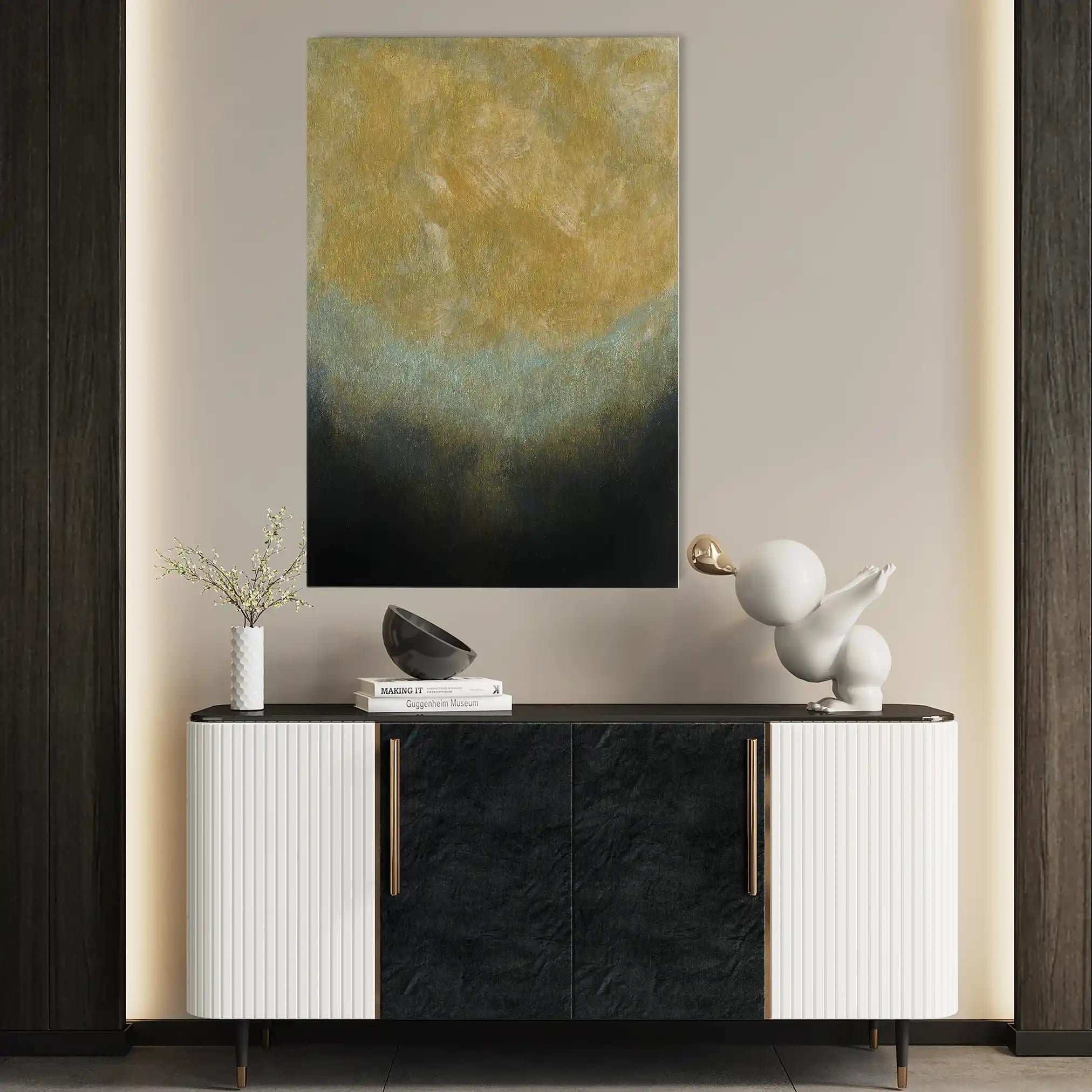 Abstract 225 Canvas Art 60 x 40 cm / Stretched on hidden frame